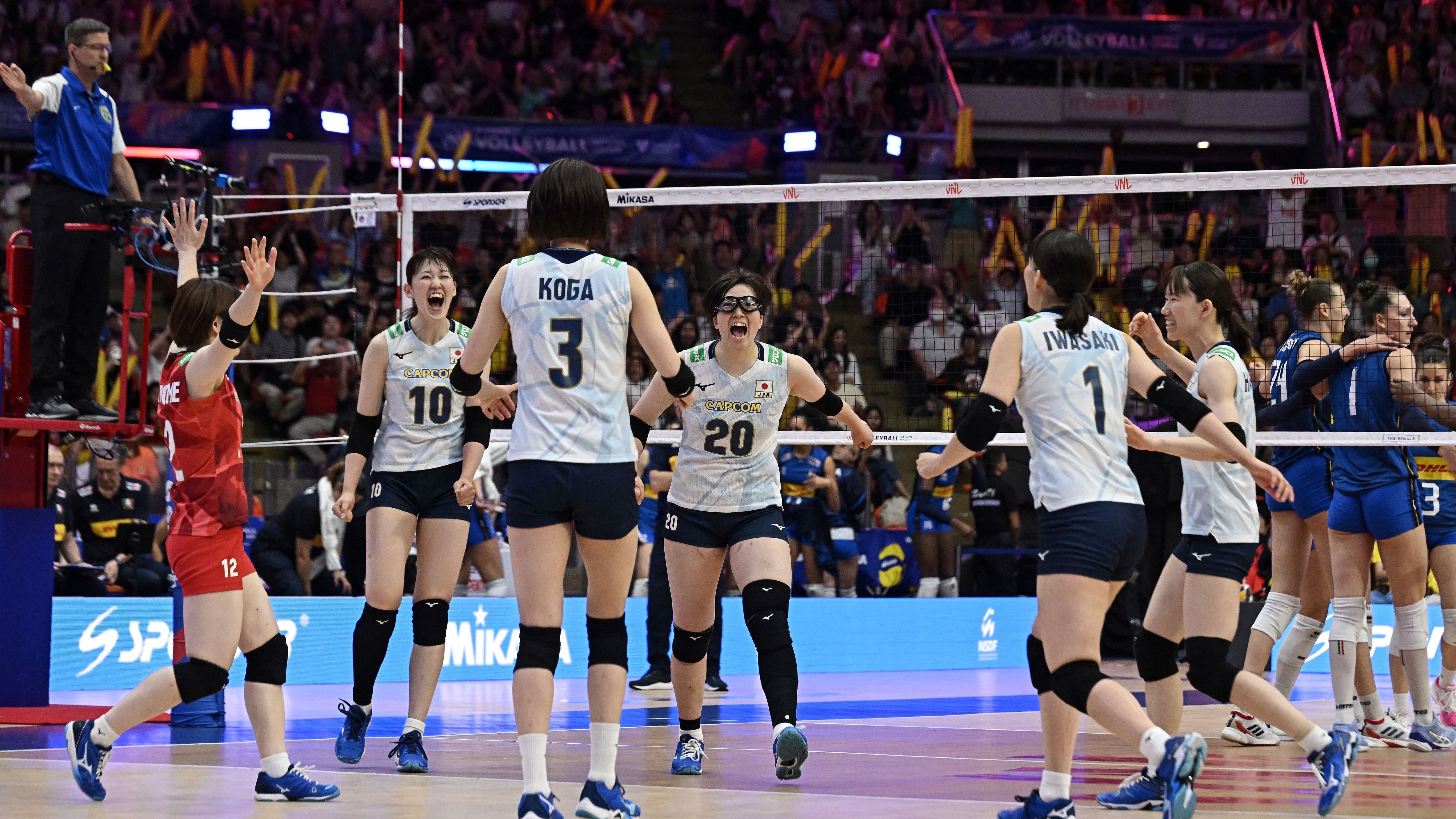 VOLLEYBALL-NATIONS LEAGUE-ITA-JPN