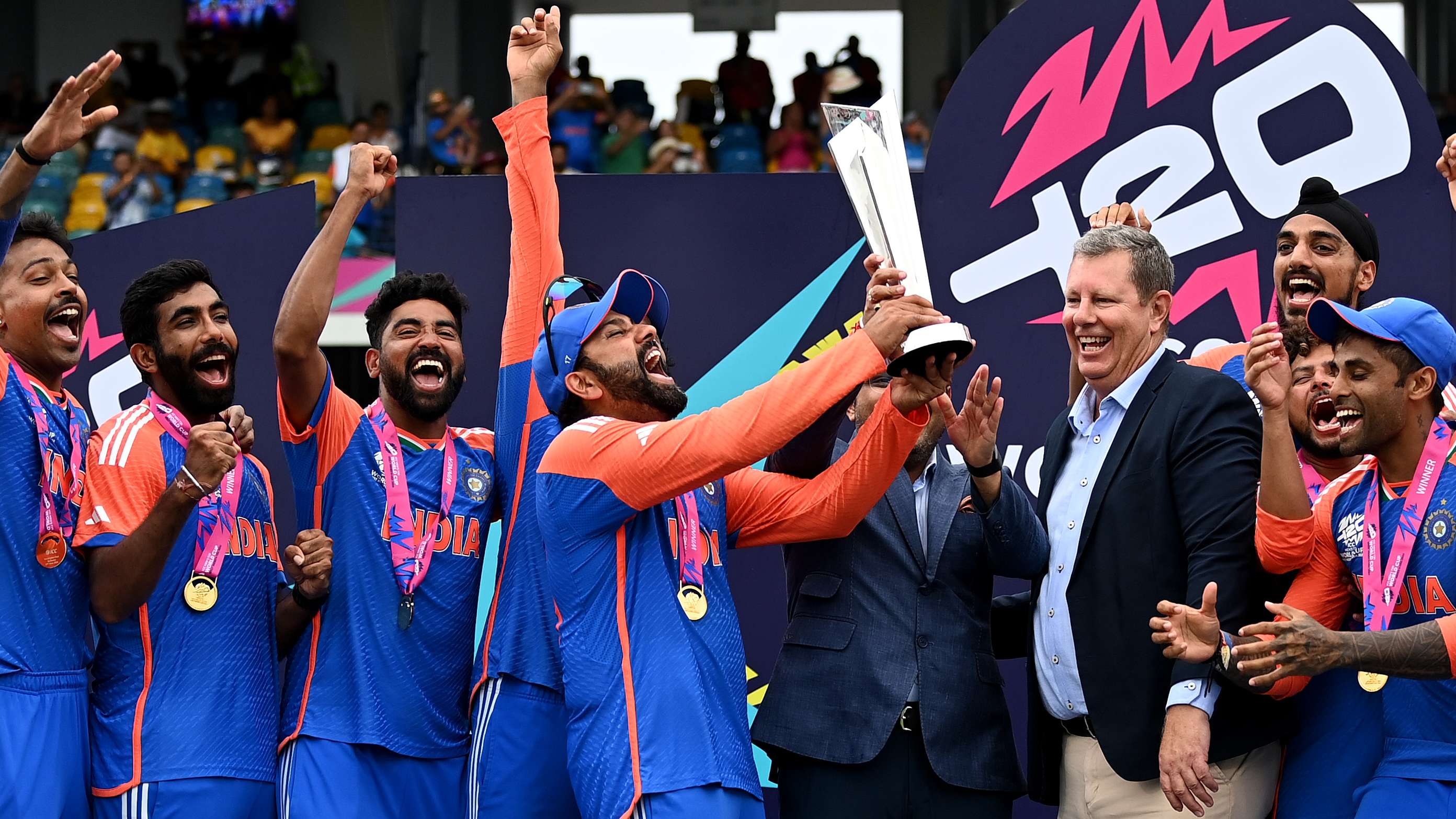 South Africa v India: Final - ICC Men's T20 Cricket World Cup West Indies & USA 2024