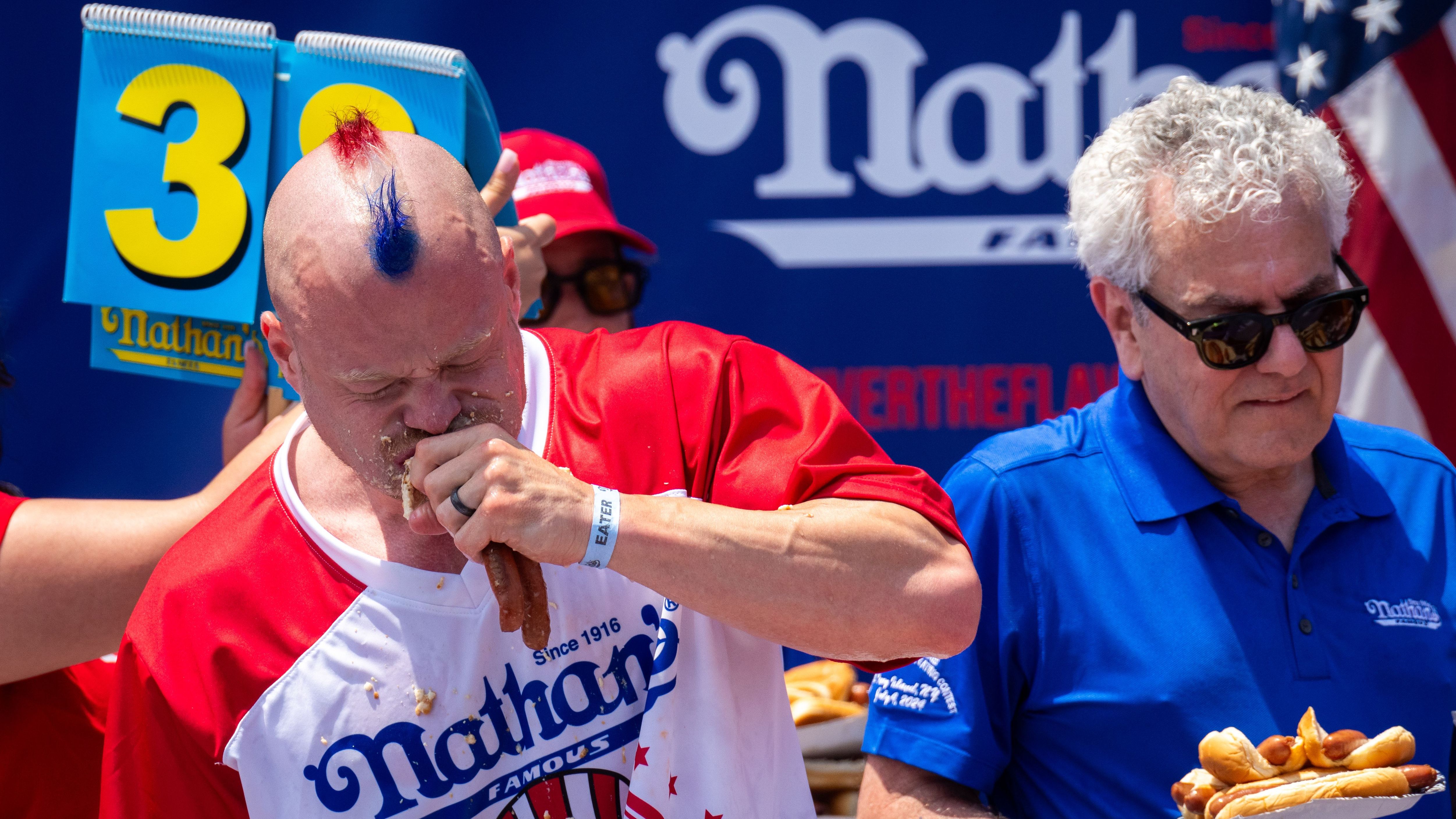 Speed Eaters Compete In Nathan's Annual Hot Dog Eating Contest