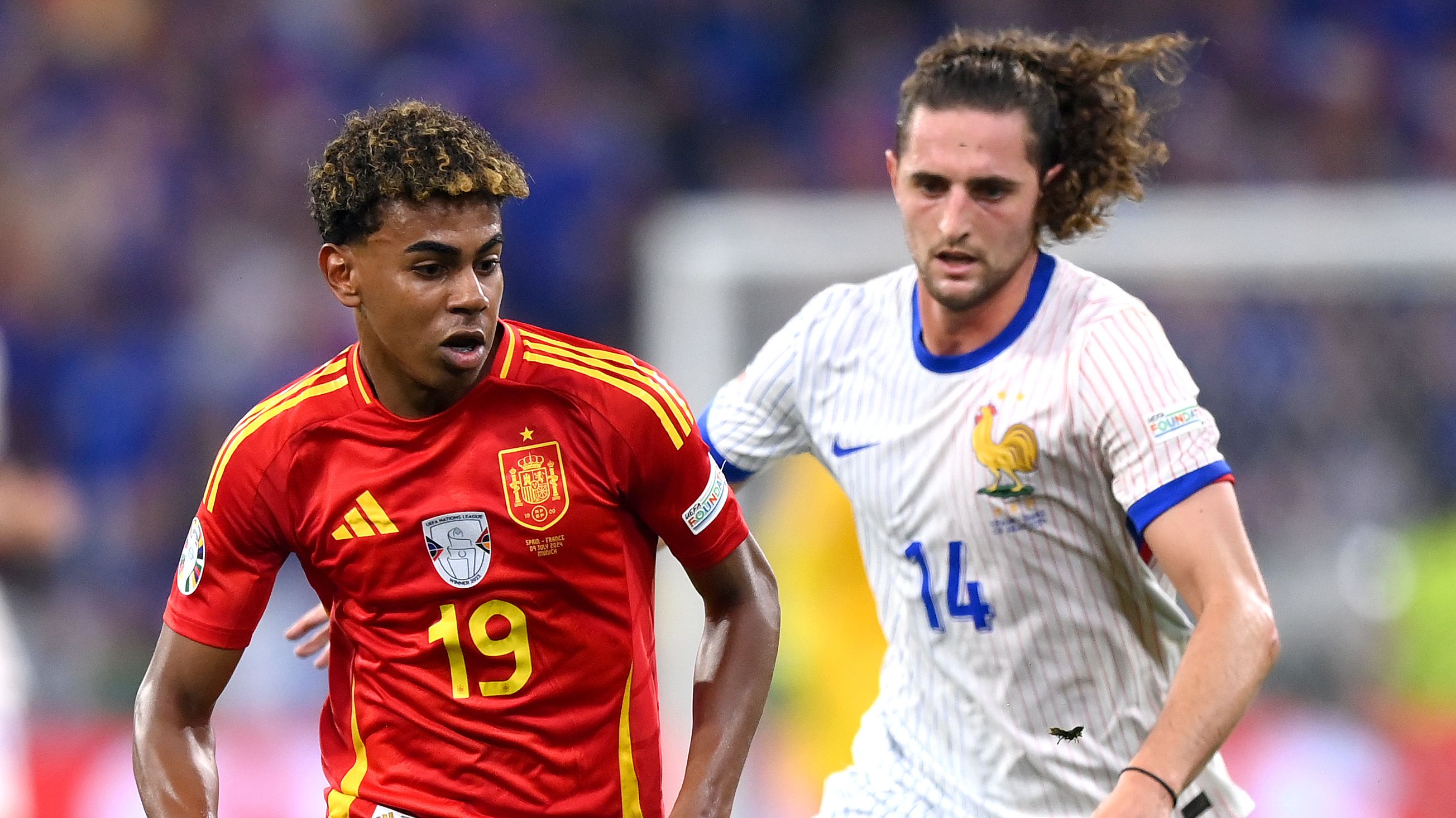 'It got me going' - Lamine Yamal clarifies 'speak now' jibe aimed at Adrien Rabiot during Euro 2024 ahead of Nations League rematch | Goal.com UK