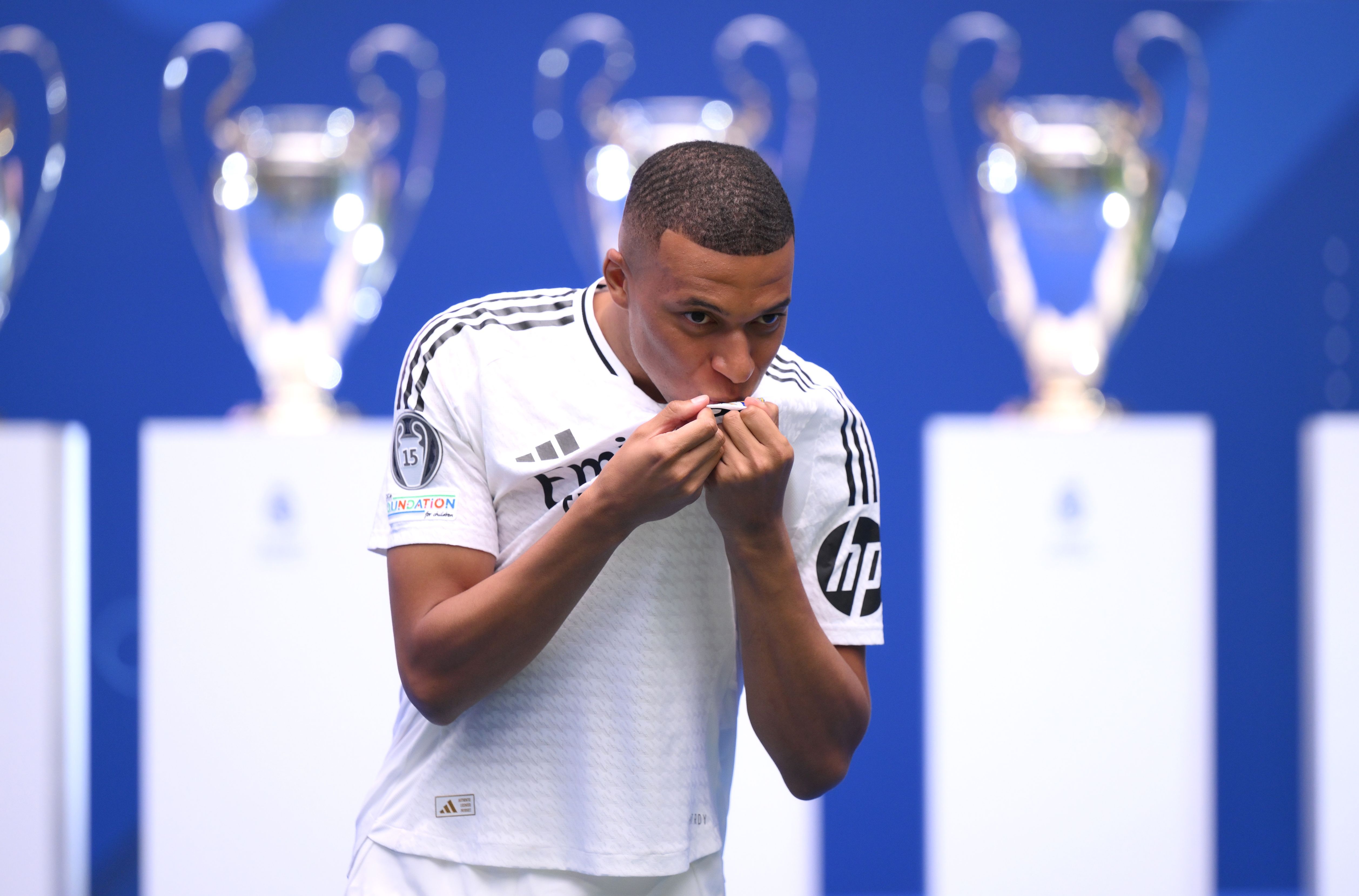 Real Madrid Unveils New Signing Kylian Mbappe