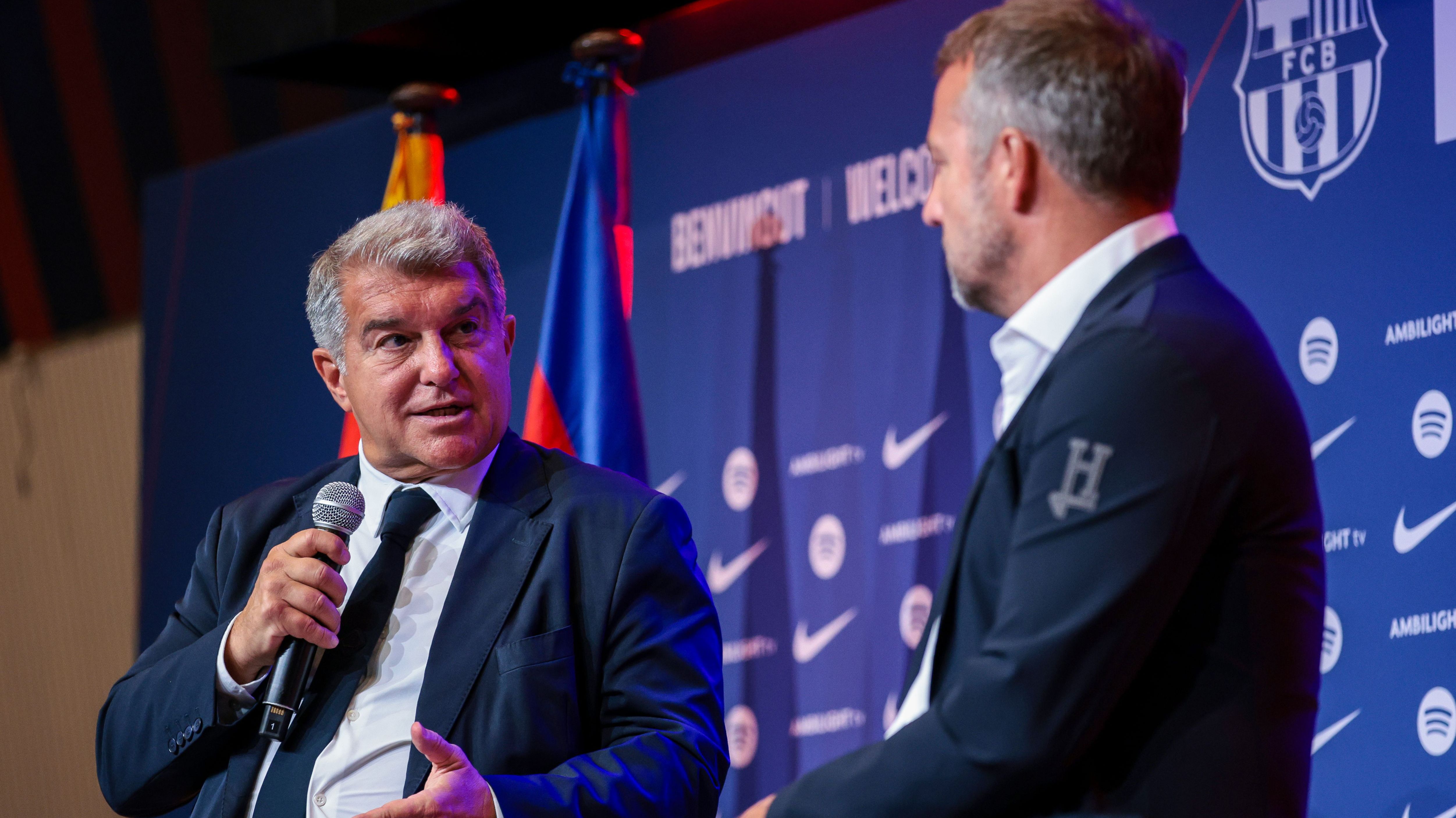 FC Barcelona Unveil New Head Coach Hansi Flick