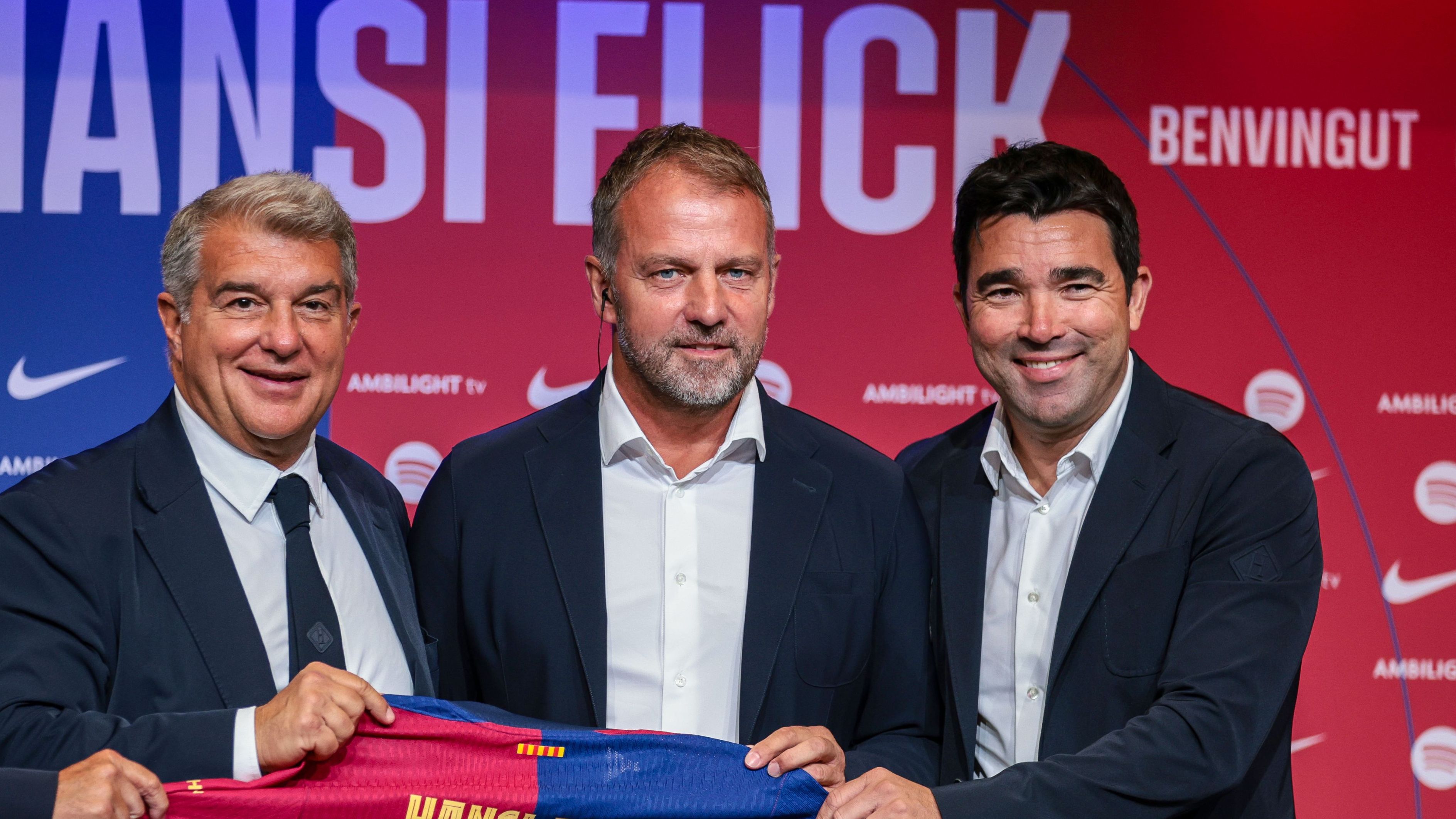 FC Barcelona Unveil New Head Coach Hansi Flick