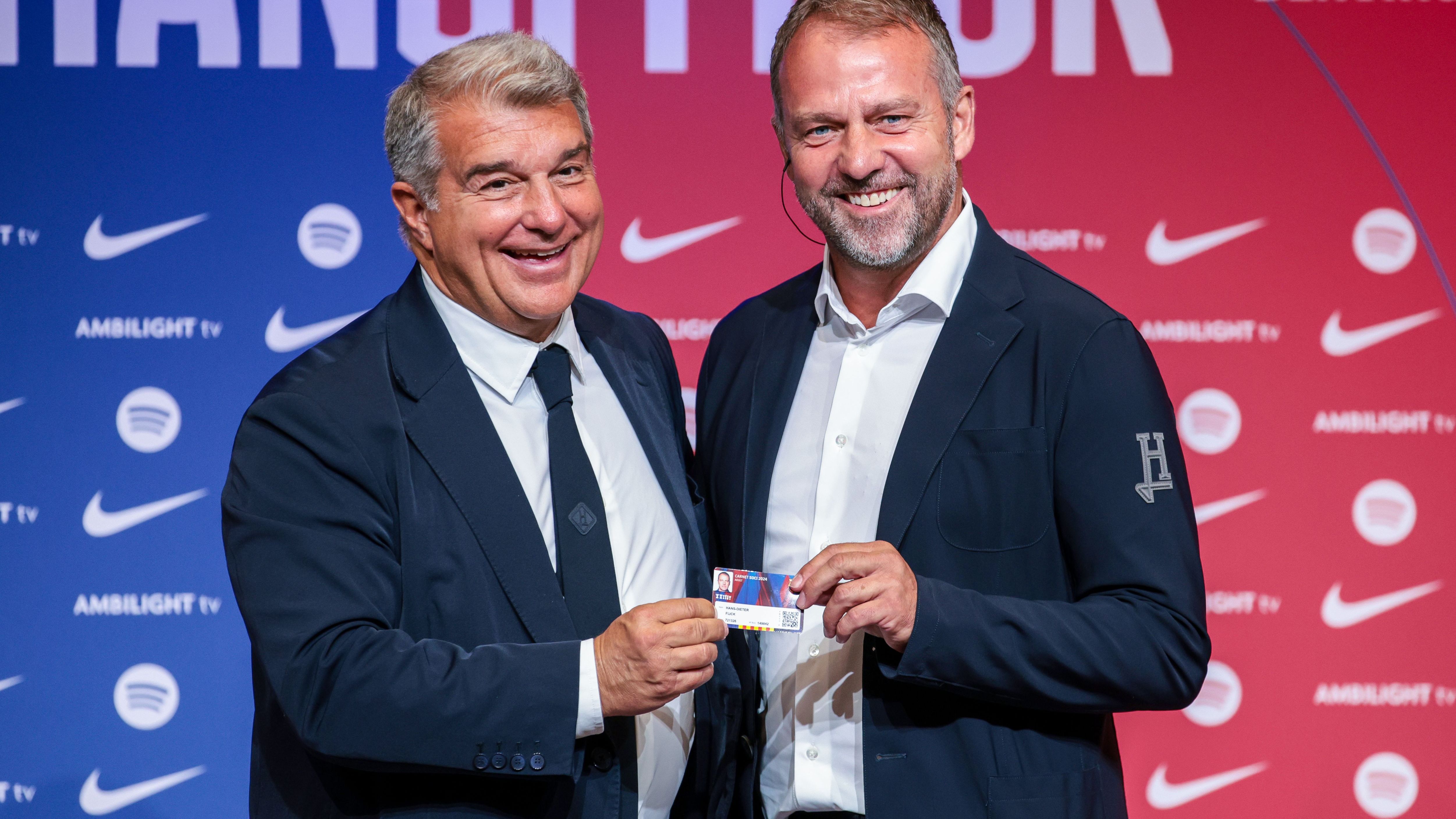 FC Barcelona Unveil New Head Coach Hansi Flick