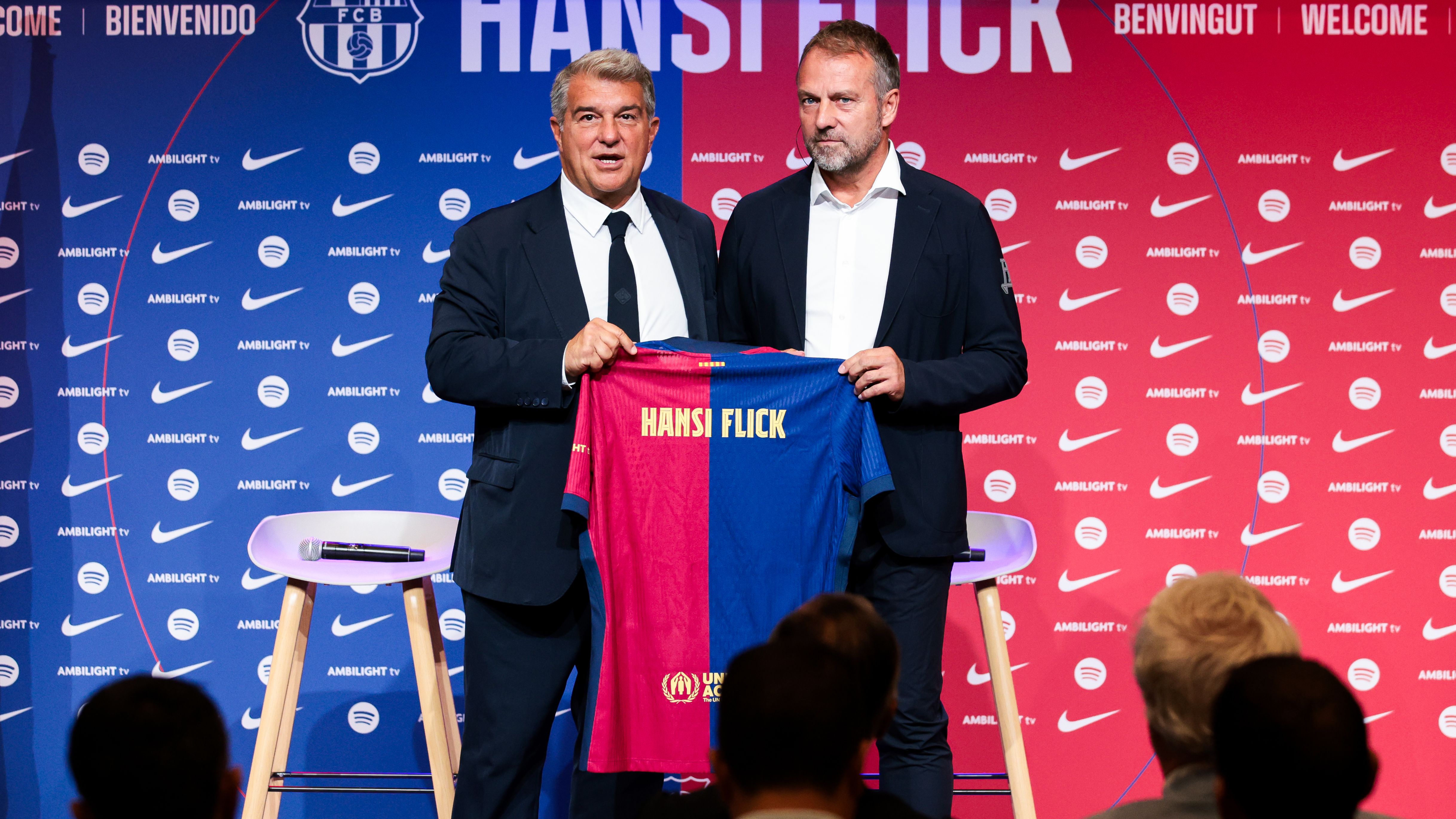 FC Barcelona Unveil New Head Coach Hansi Flick