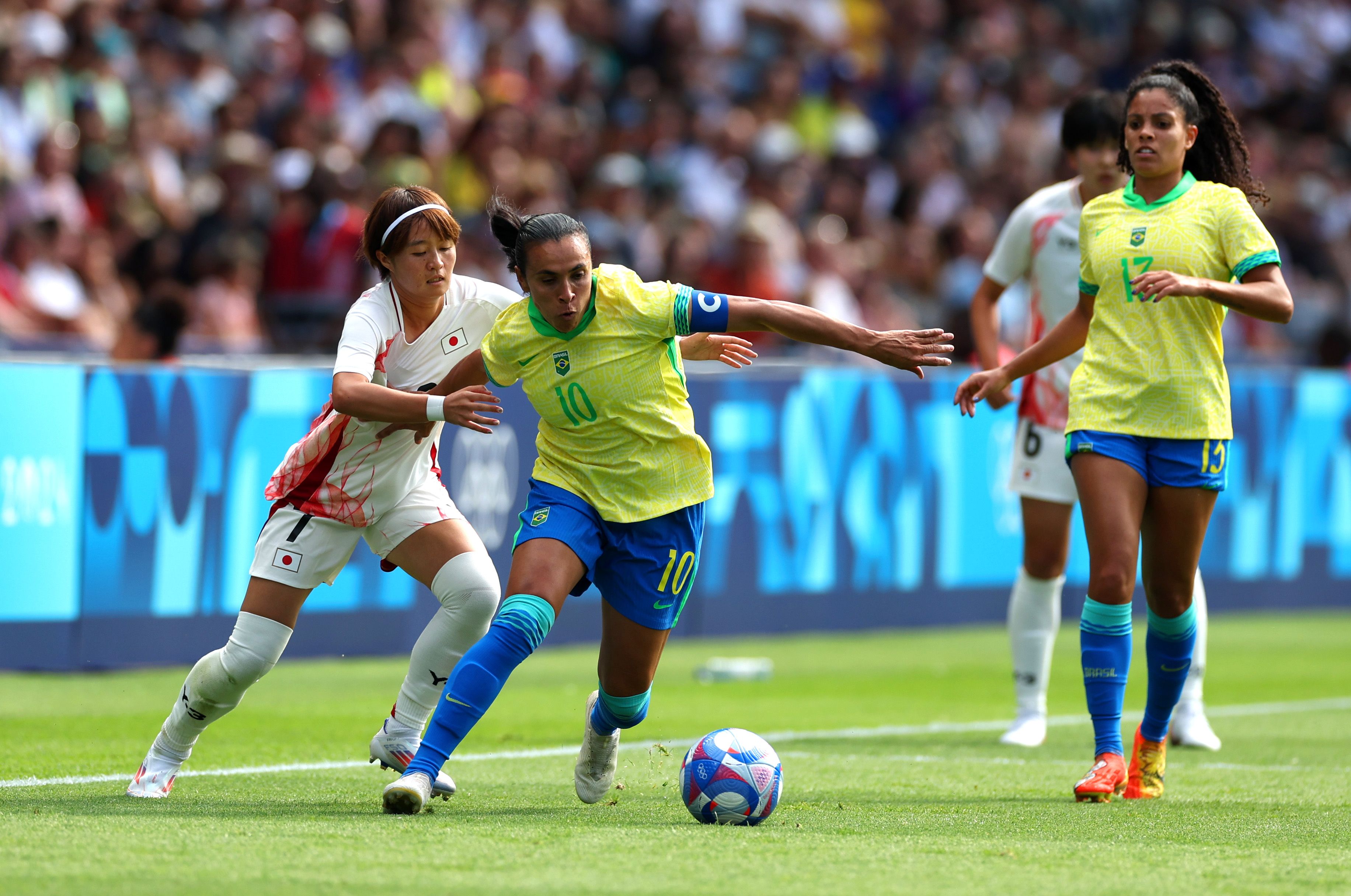 Brazil v Japan: Women's Football - Olympic Games Paris 2024: Day 2