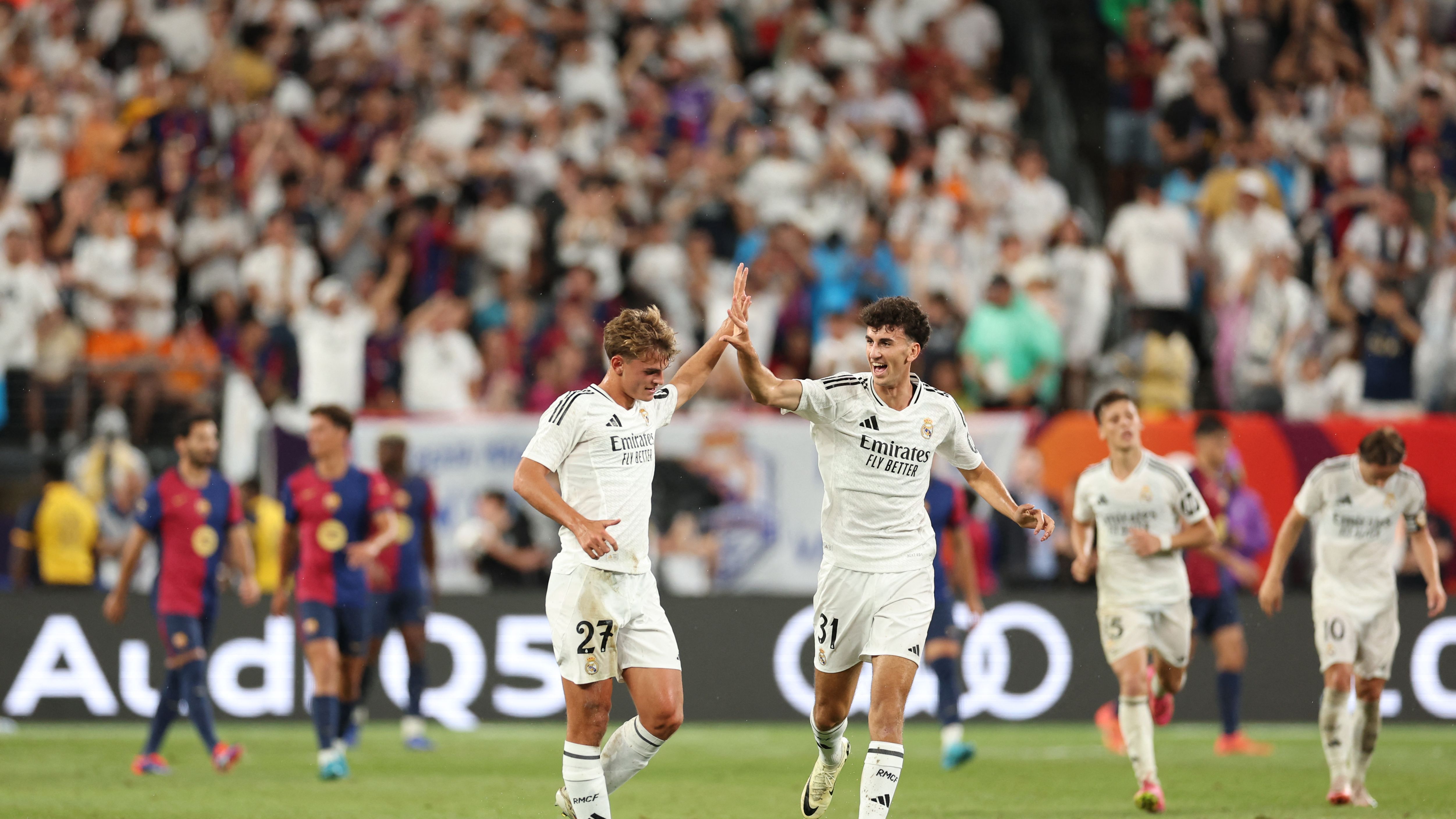 FBL-FRIENDLY-REAL MADRID-BARCELONA