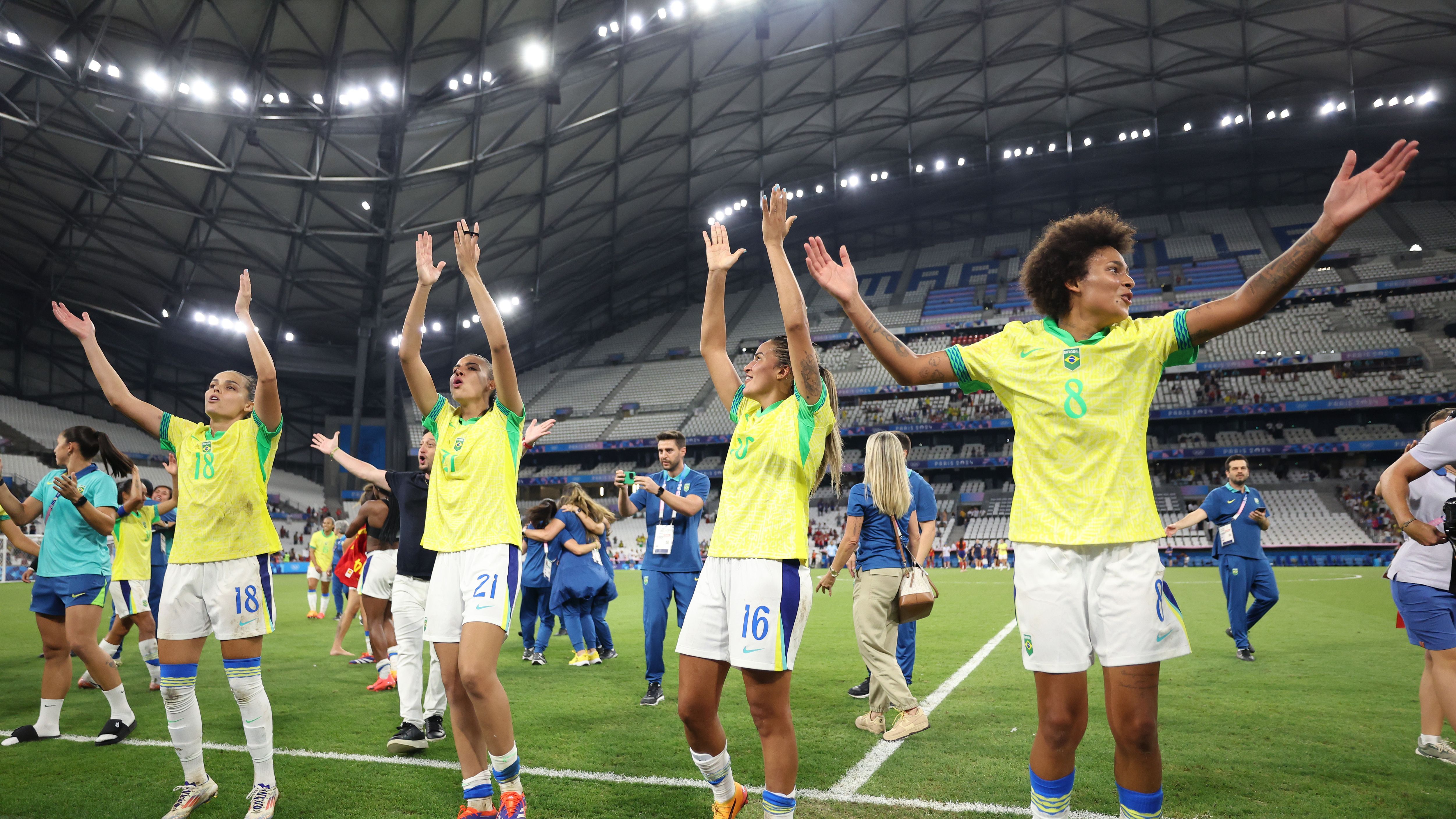 Brazil v Spain: Women's Football Semifinal - Olympic Games Paris 2024: Day 11