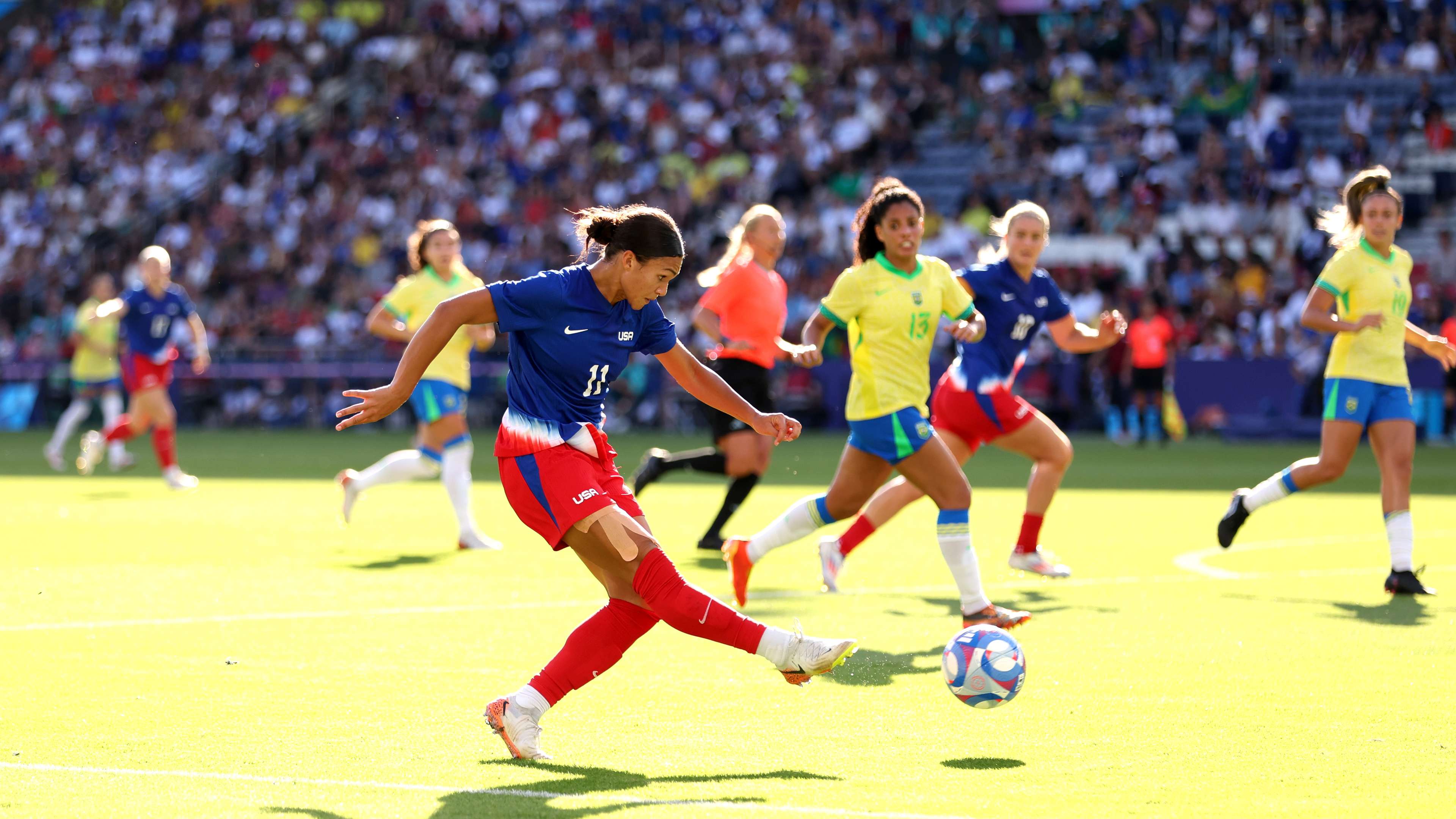 Brazil v United States: Gold Medal Match: Women's Football - Olympic Games Paris 2024: Day 15