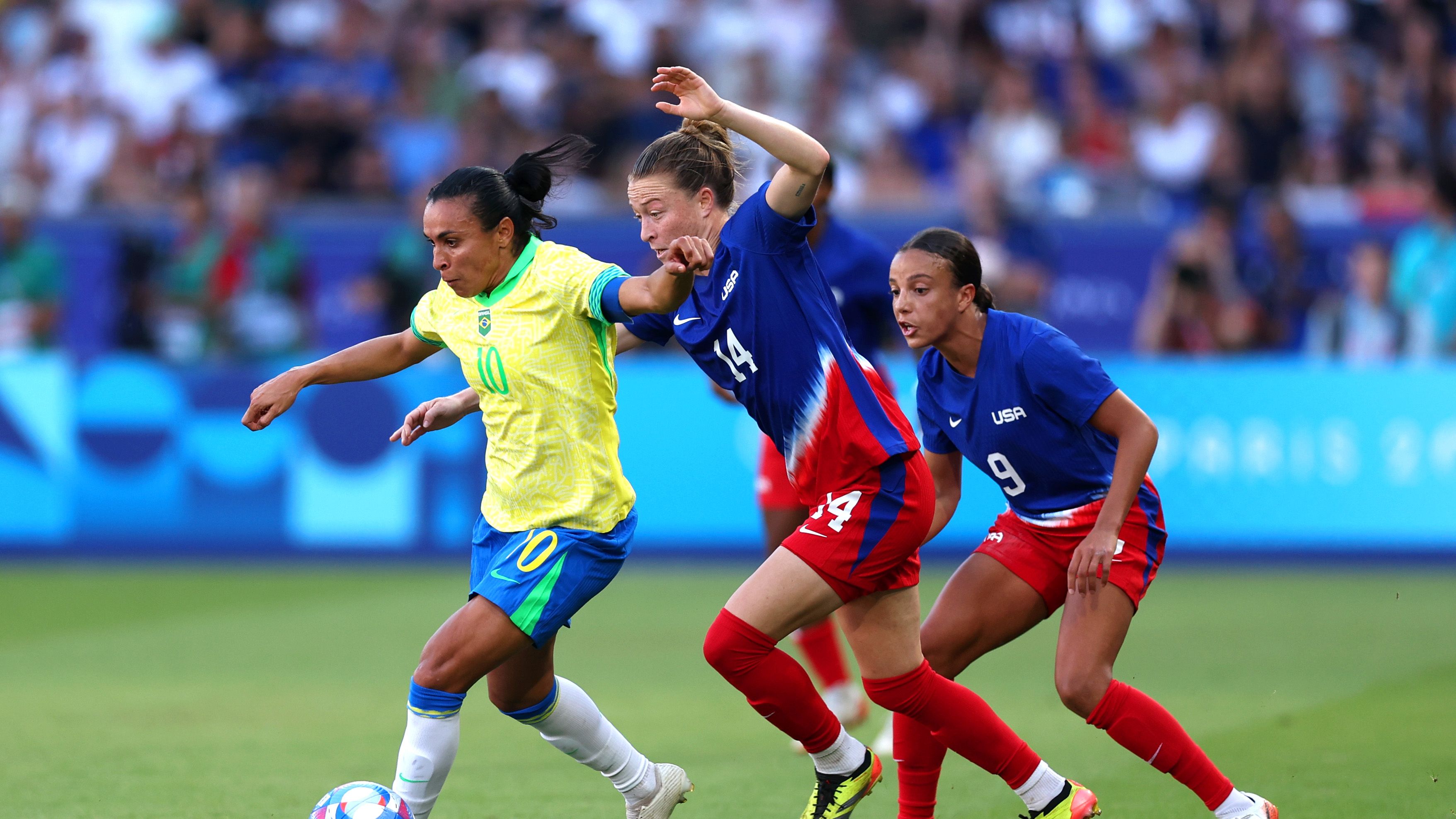 Brazil v United States: Gold Medal Match: Women's Football - Olympic Games Paris 2024: Day 15