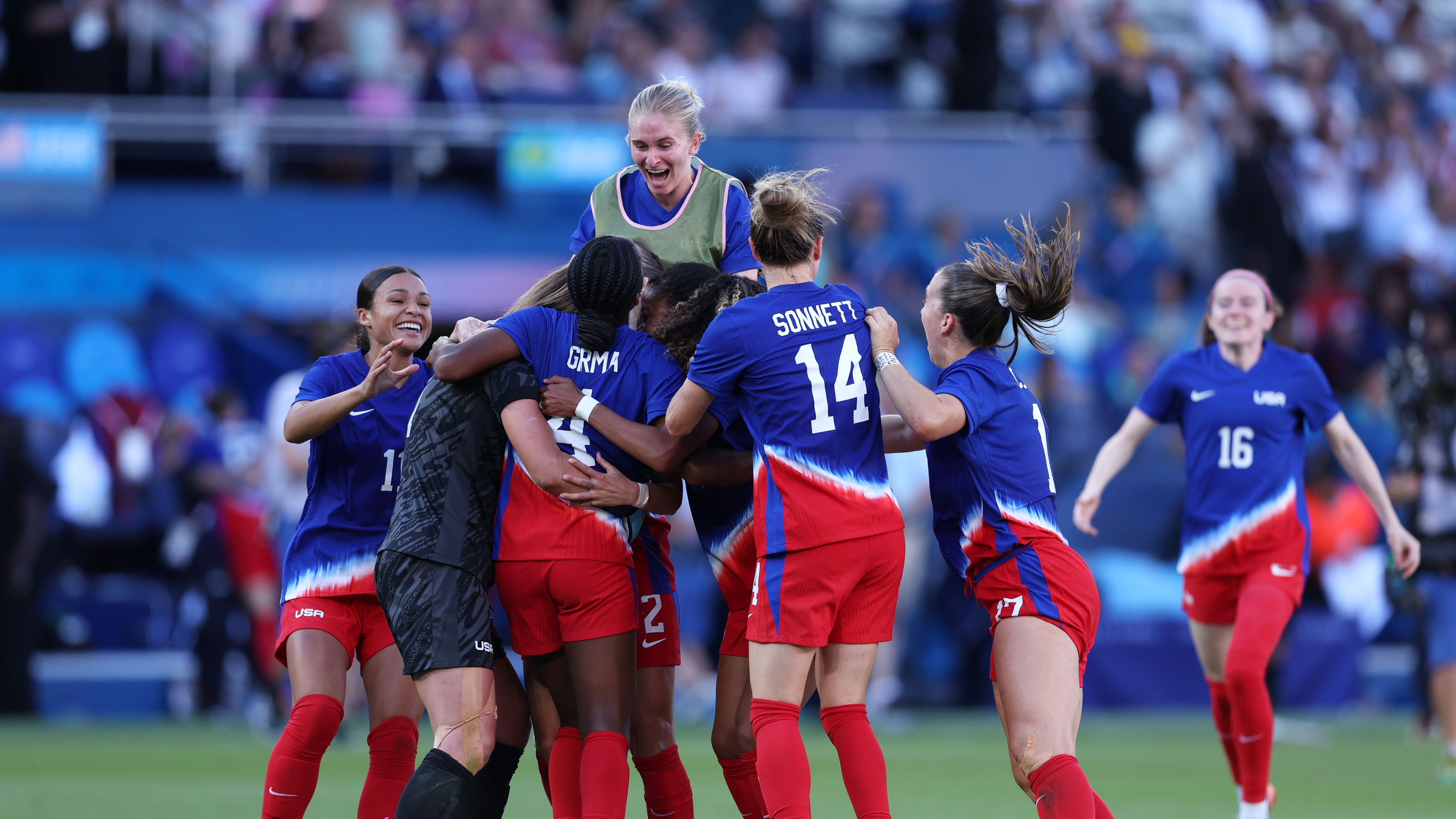 Brazil v United States: Gold Medal Match: Women's Football - Olympic Games Paris 2024: Day 15
