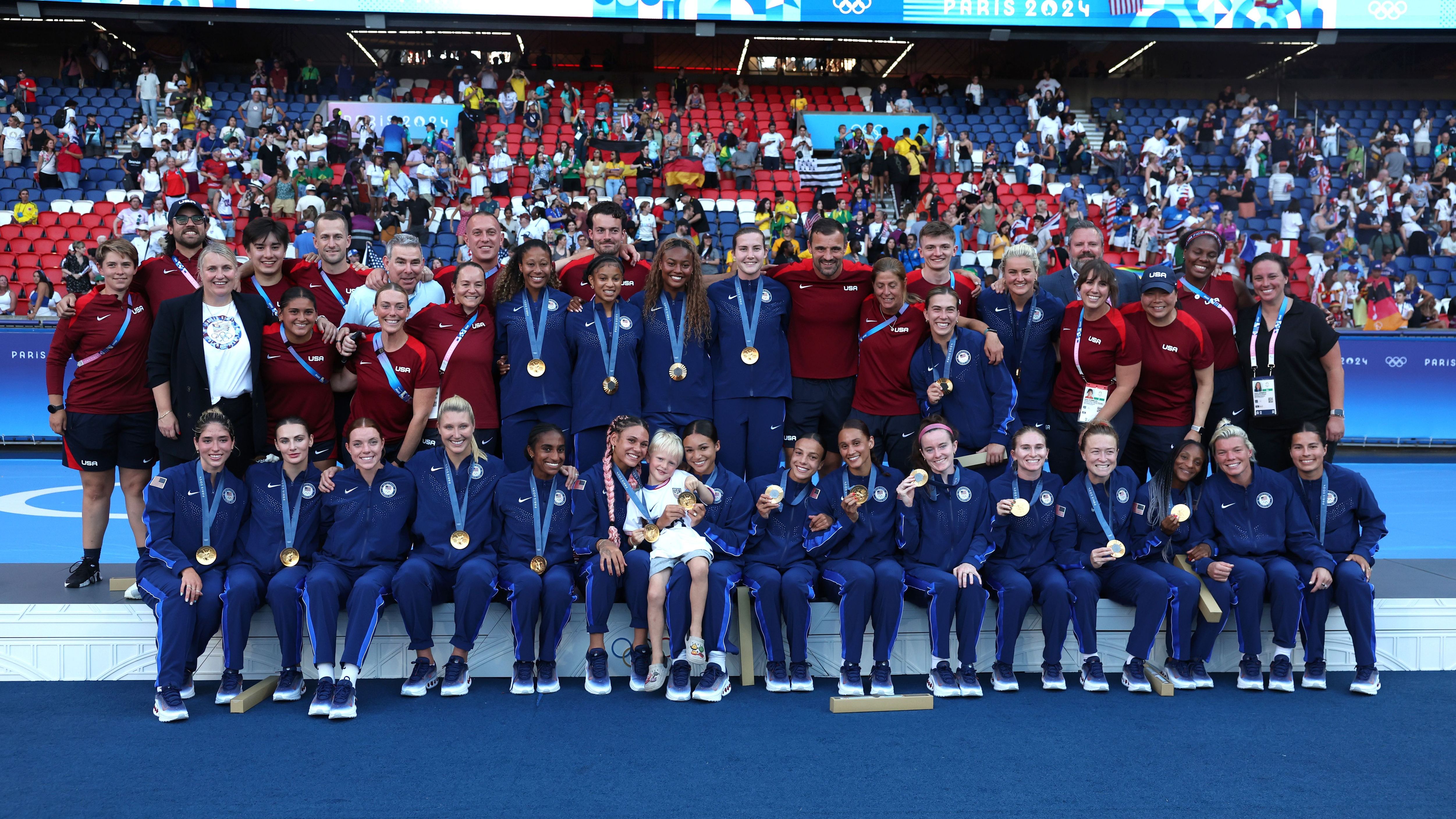 Brazil v United States: Gold Medal Match: Women's Football - Olympic Games Paris 2024: Day 15
