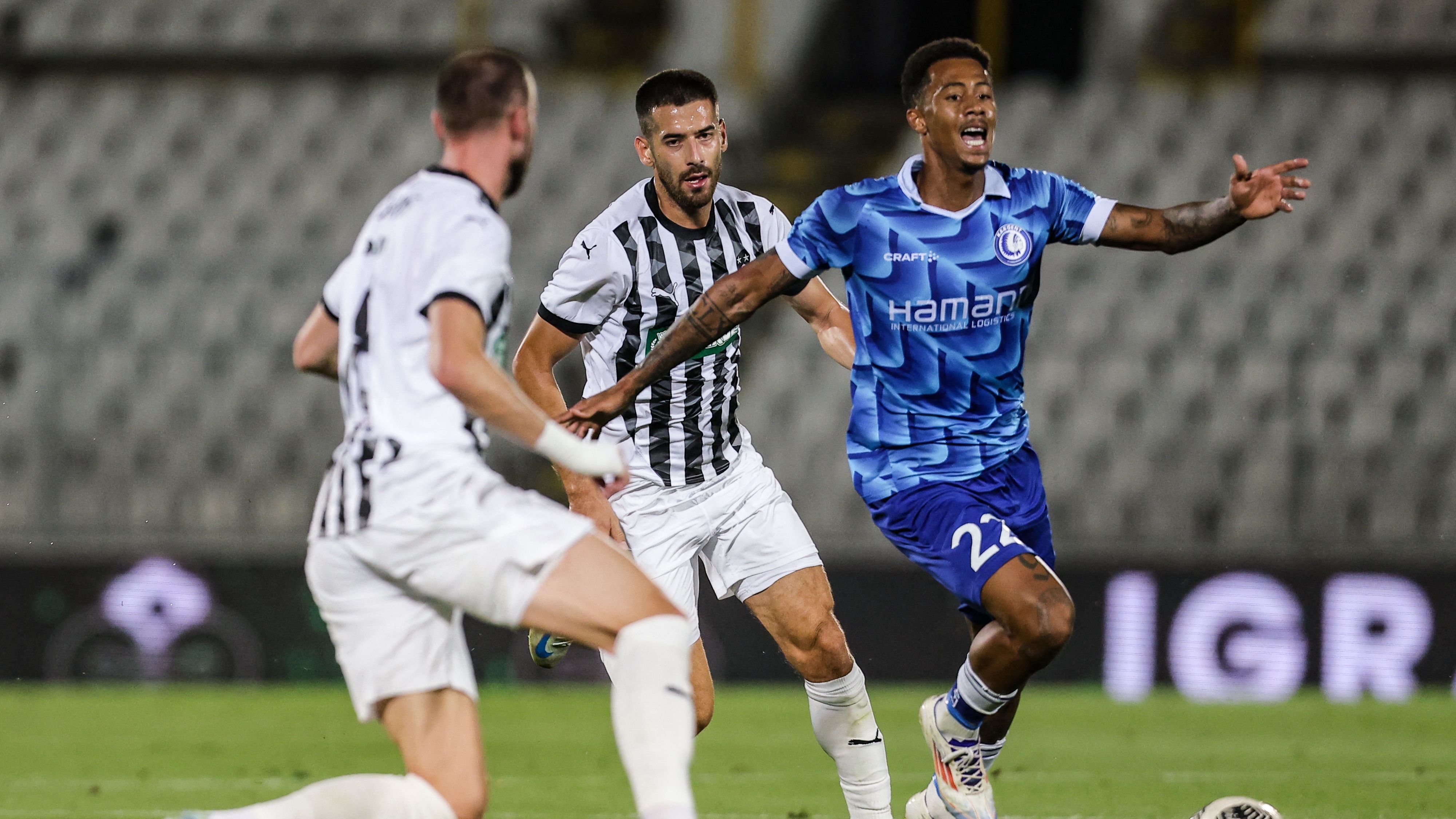 SOCCER CONF PLAY-OFF FK PARTIZAN VS KAA GENT