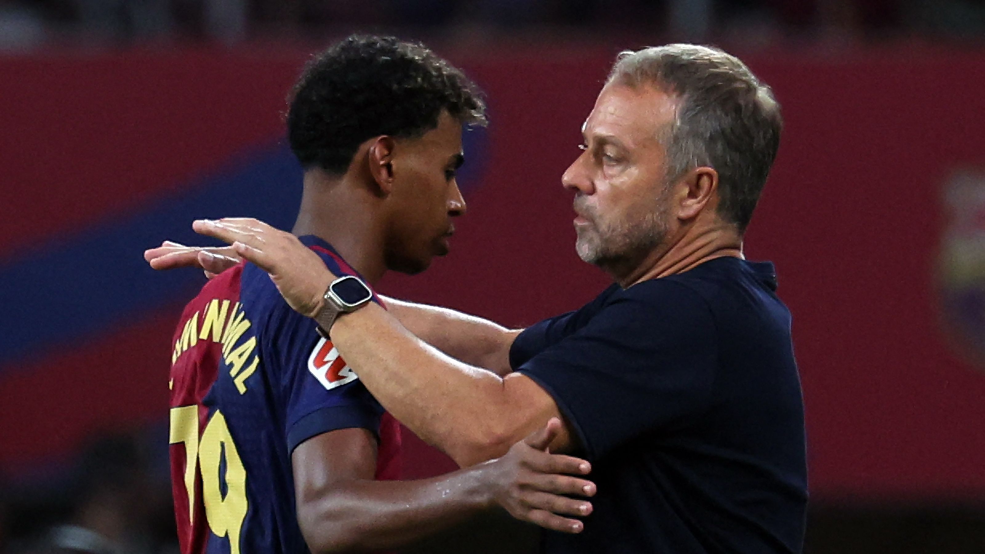 'No other way to describe him' - Lamine Yamal labelled a 'genius' by Hansi Flick but it's 'not easy' to manage Barcelona ace | Goal.com UK