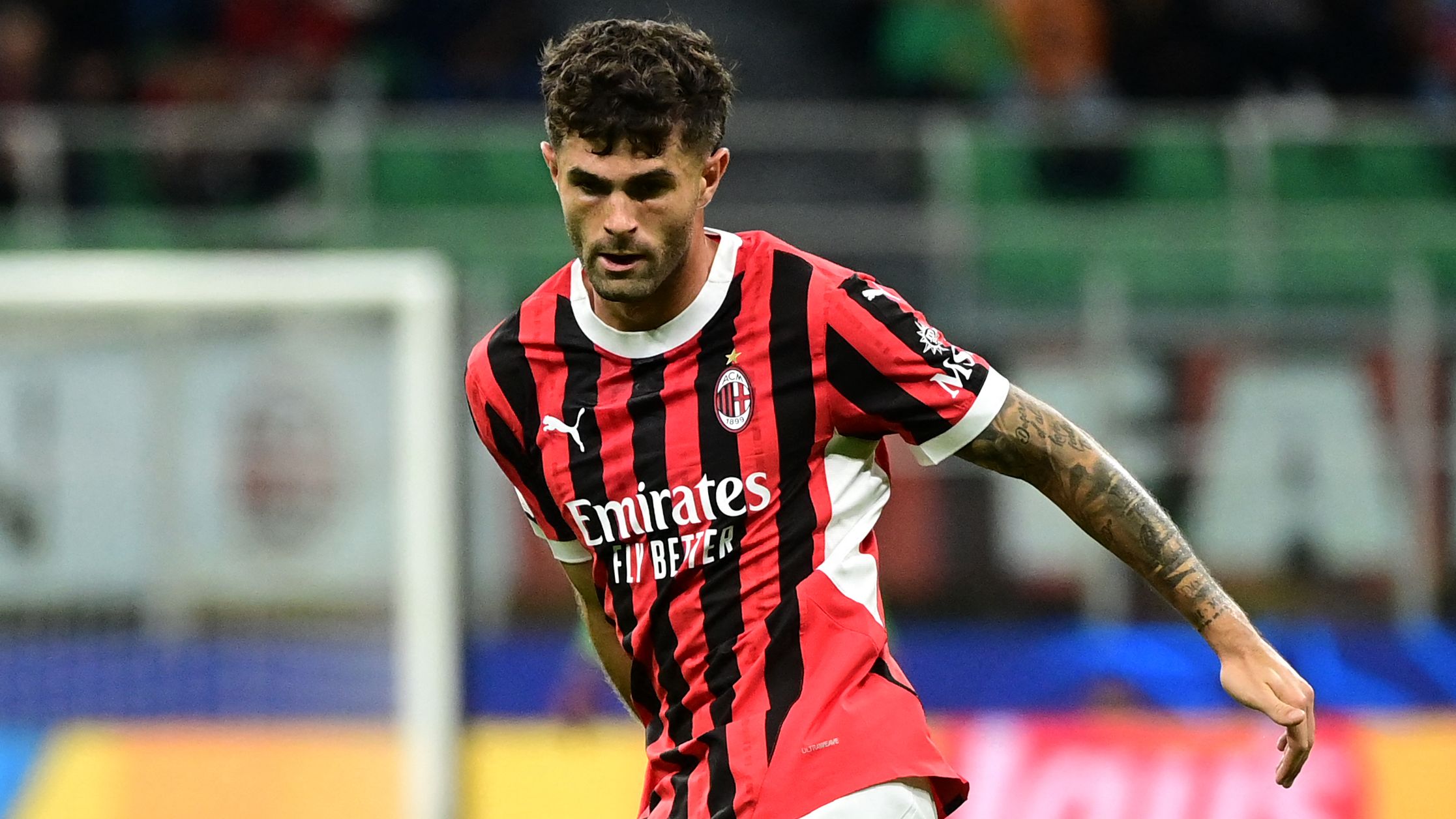 Christian Pulisic AC Milan UCL 2024