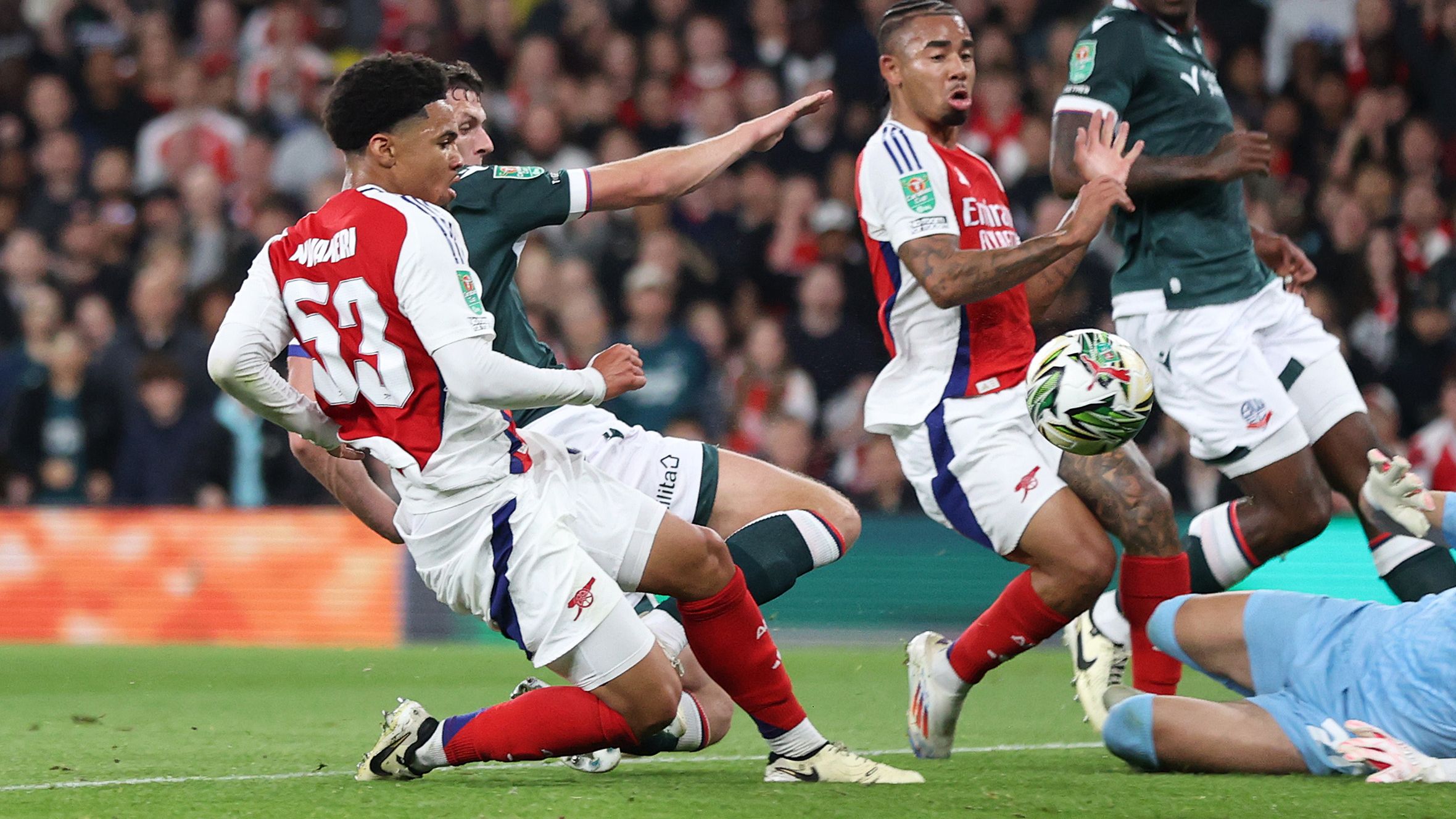 Arsenal v Bolton Wanderers - Carabao Cup Third Round