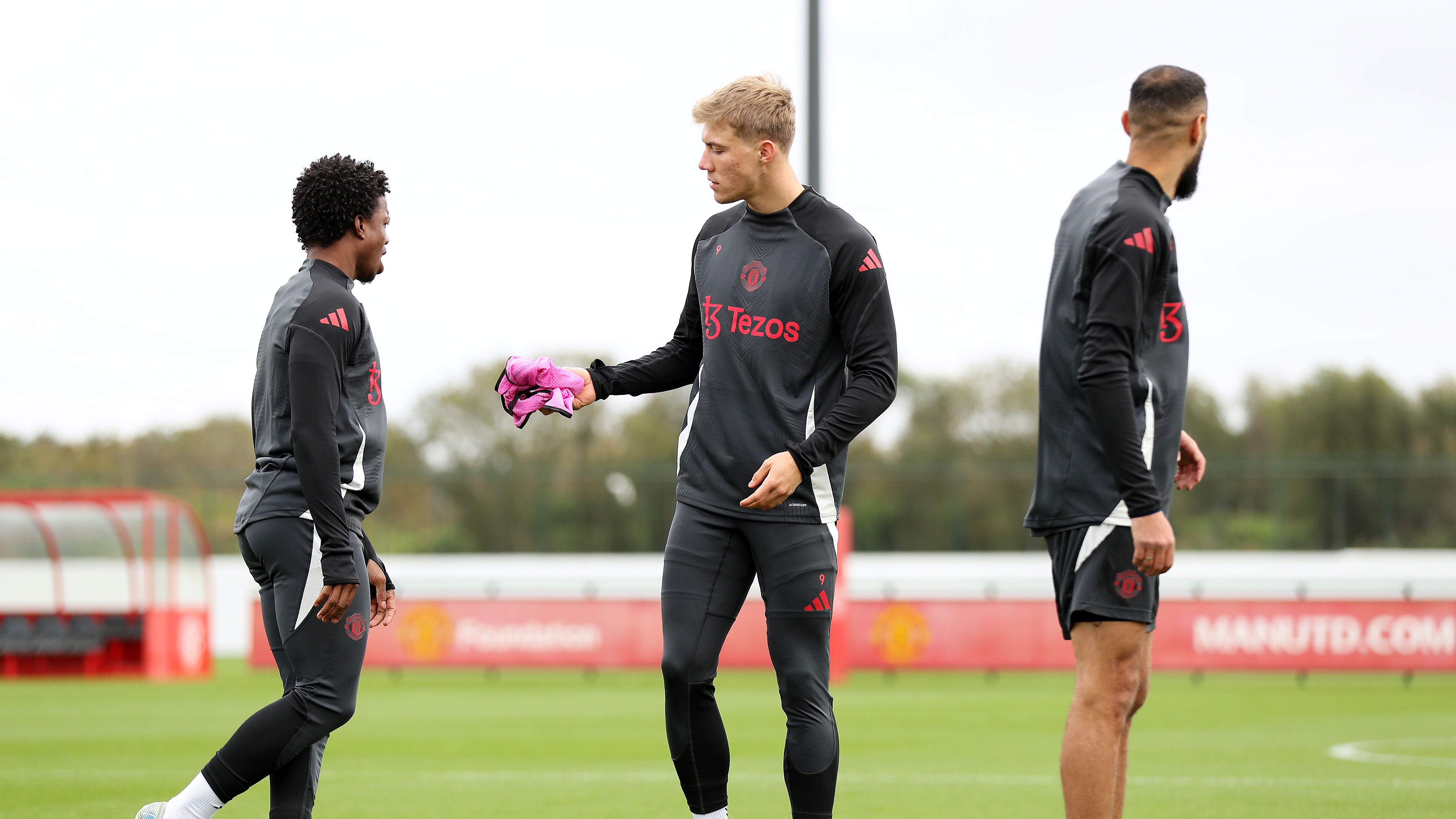 Manchester United Training Session And Press Conference - UEFA Europa League 2024/25 League Phase MD2