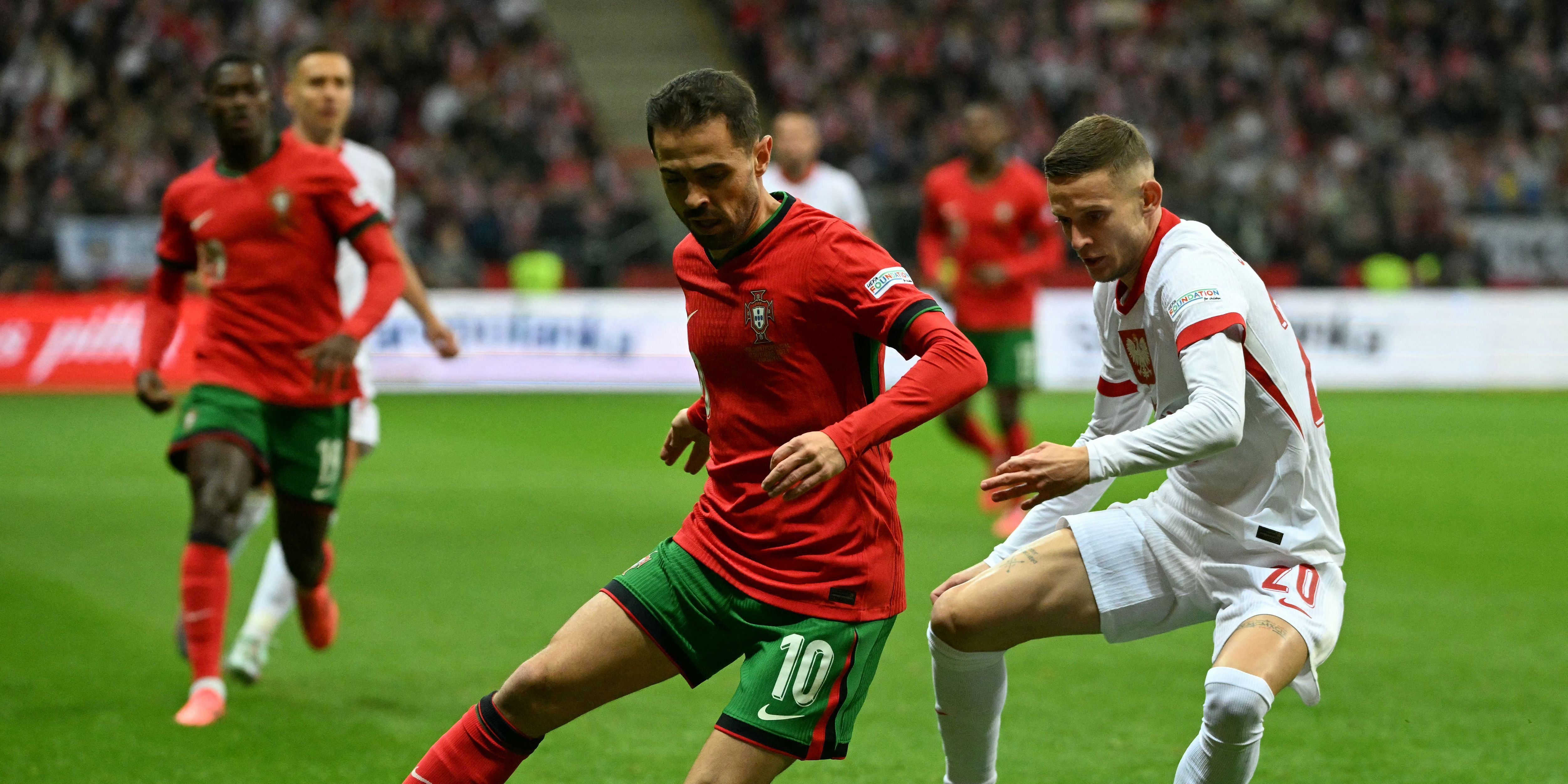 Portugal player ratings vs Poland: Cristiano Ronaldo and Bernardo Silva  settle matters as Roberto Martinez's side continue perfect Nations League  campaign | Goal.com US