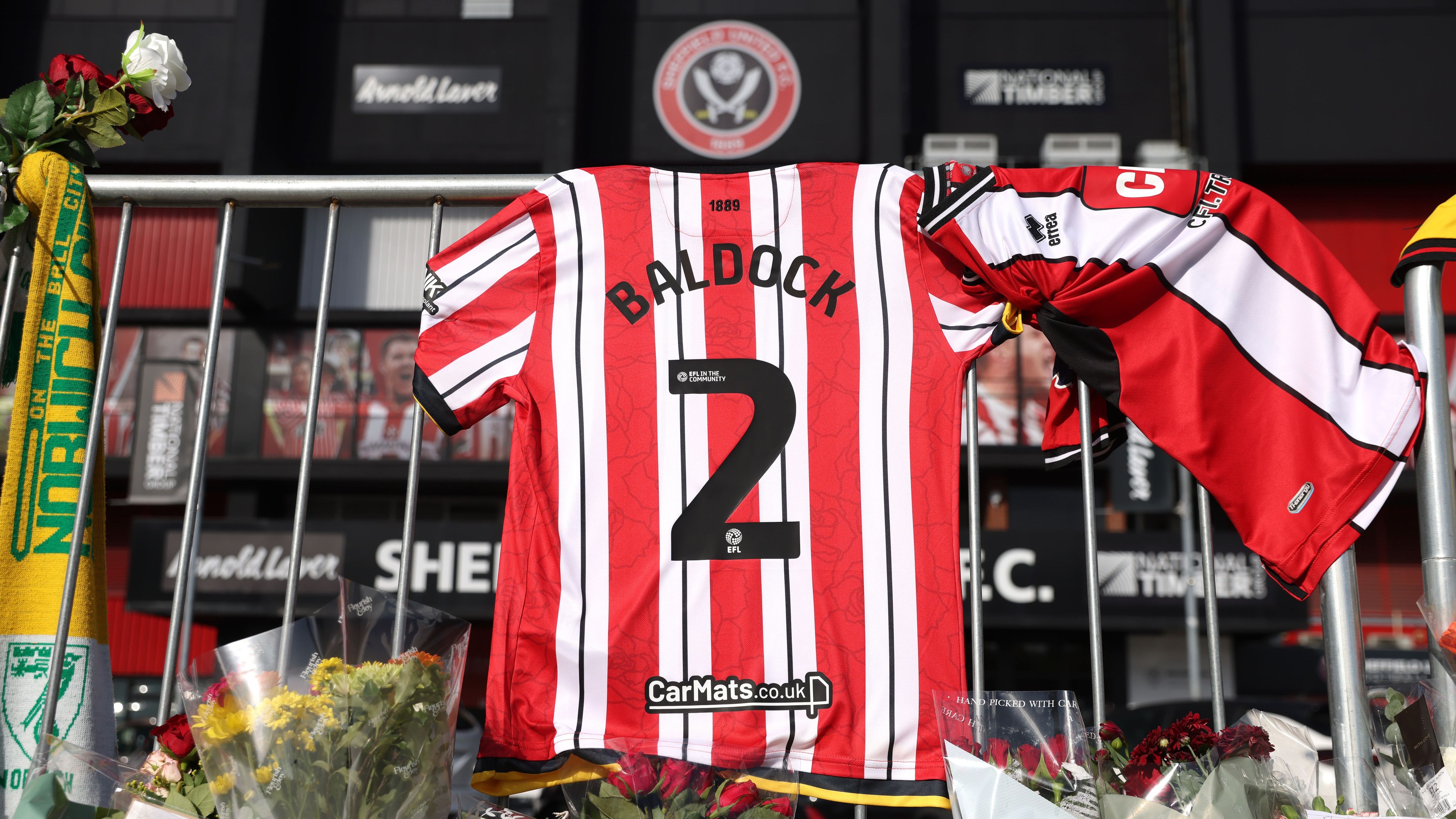 Tributes Laid For George Baldock