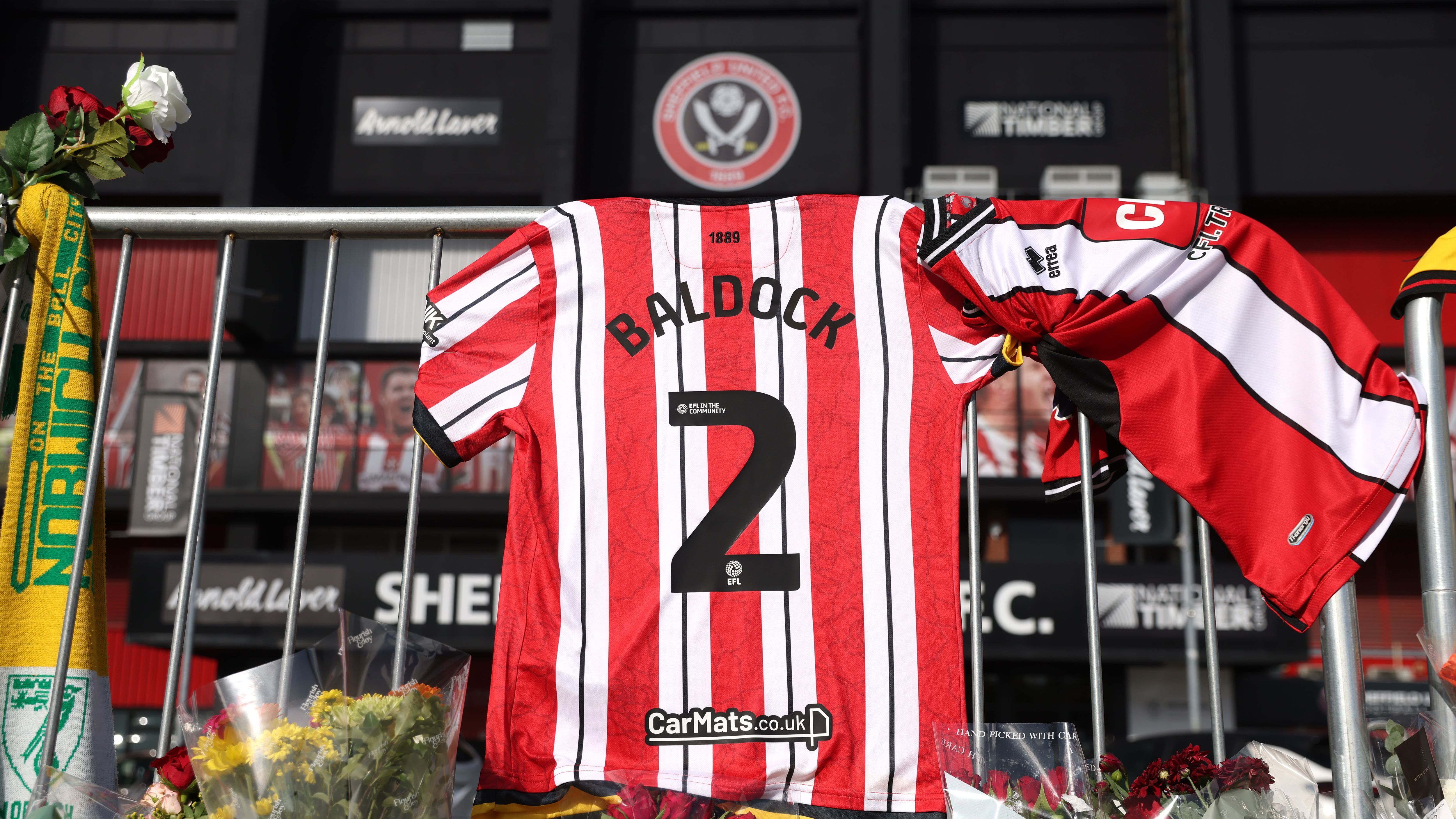 Tributes Laid For George Baldock