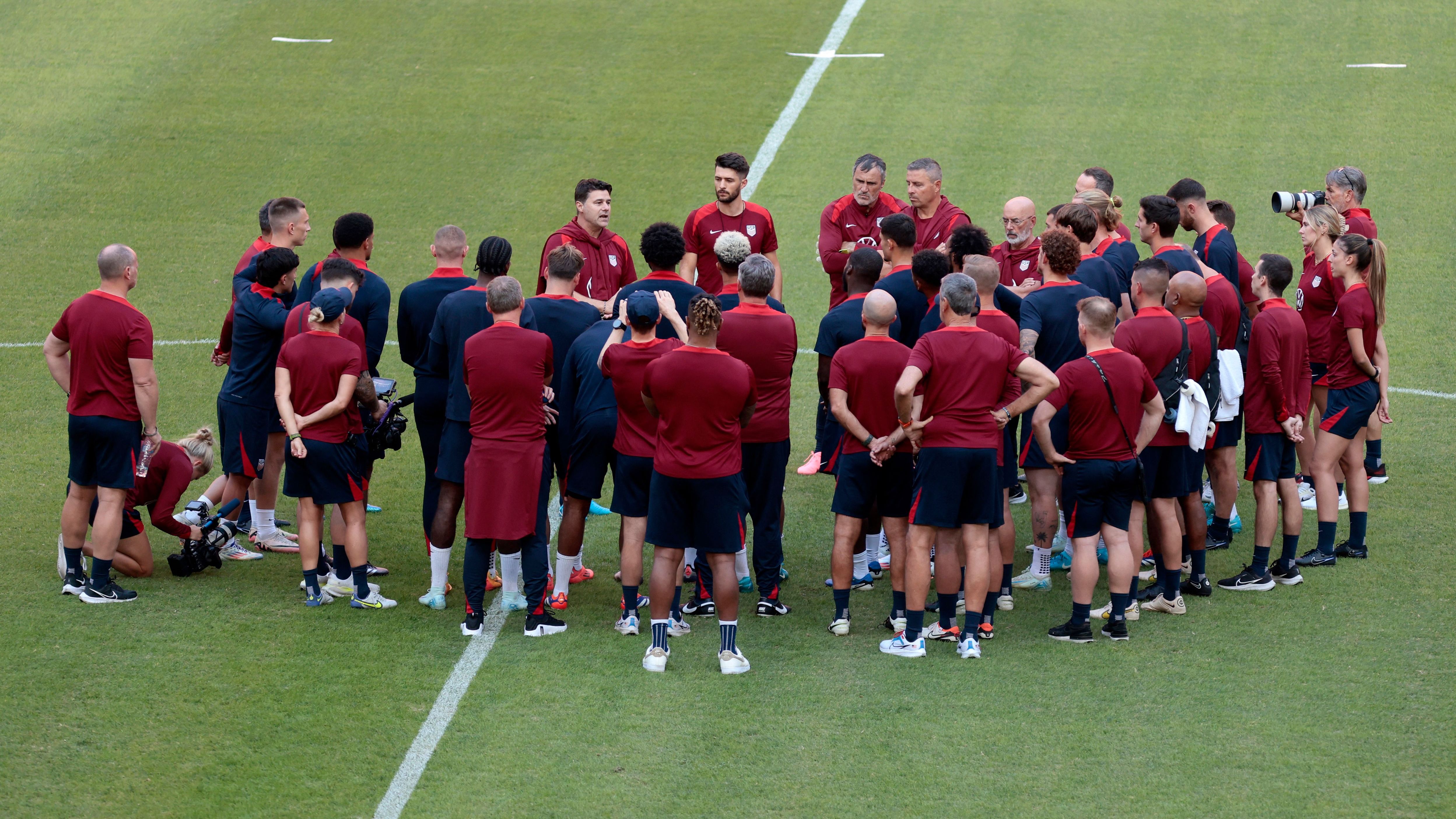 FBL-MEX-USA-FRIENDLY-TRAINING