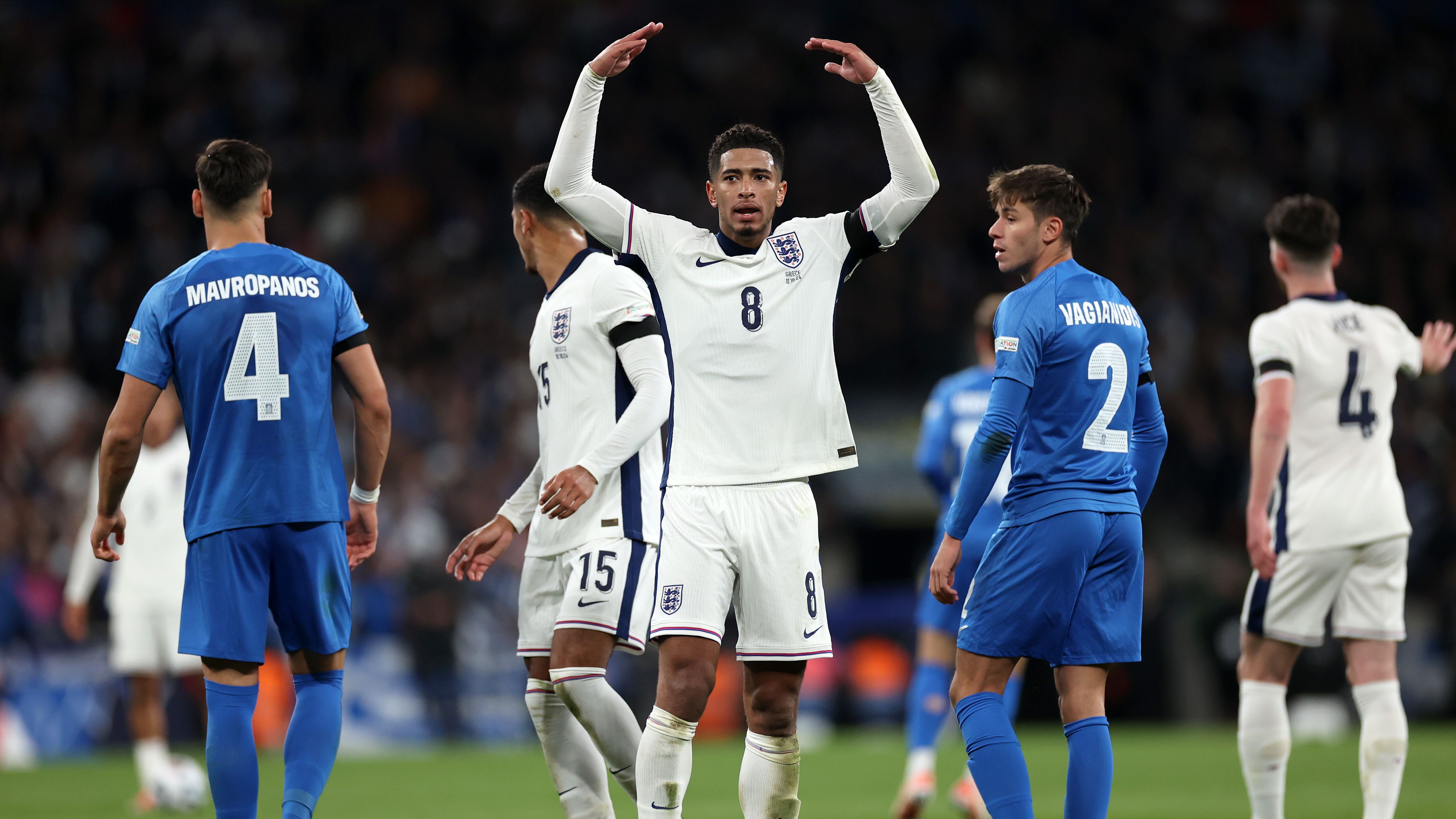 England v Greece - UEFA Nations League 2024/25 League B Group B2