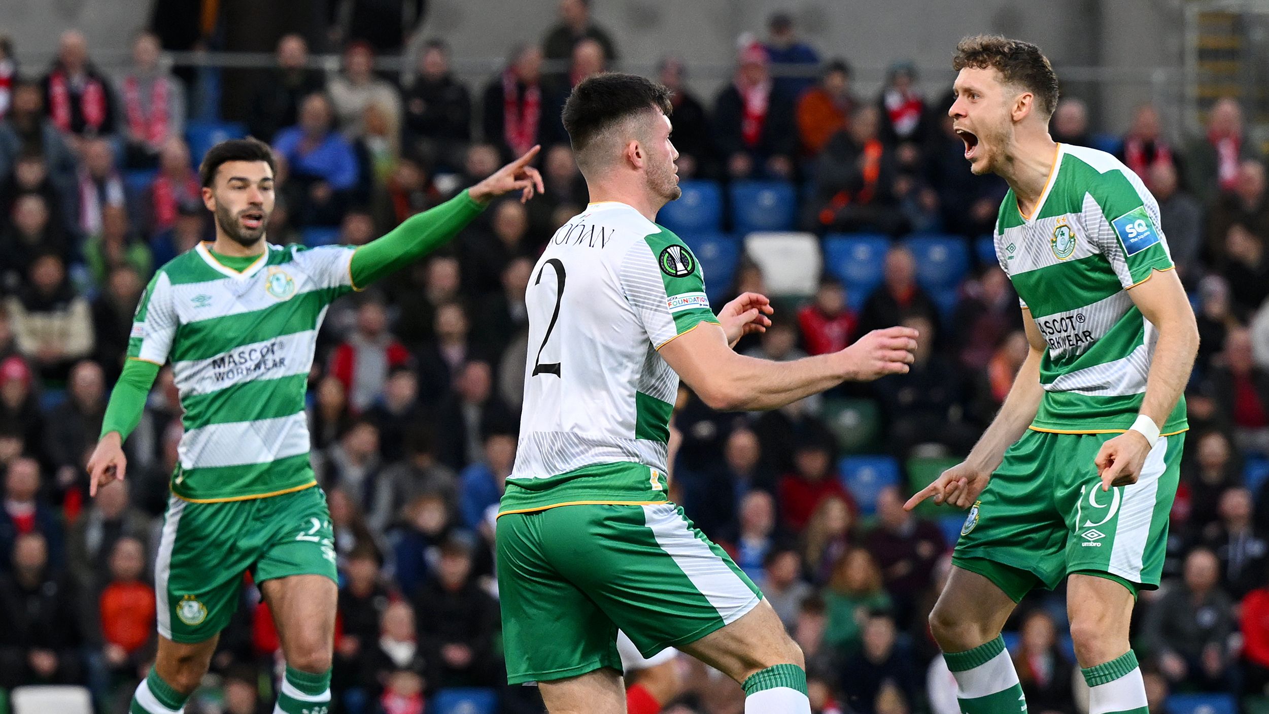 Larne FC v Shamrock Rovers FC - UEFA Conference League 2024/25 League Phase MD2