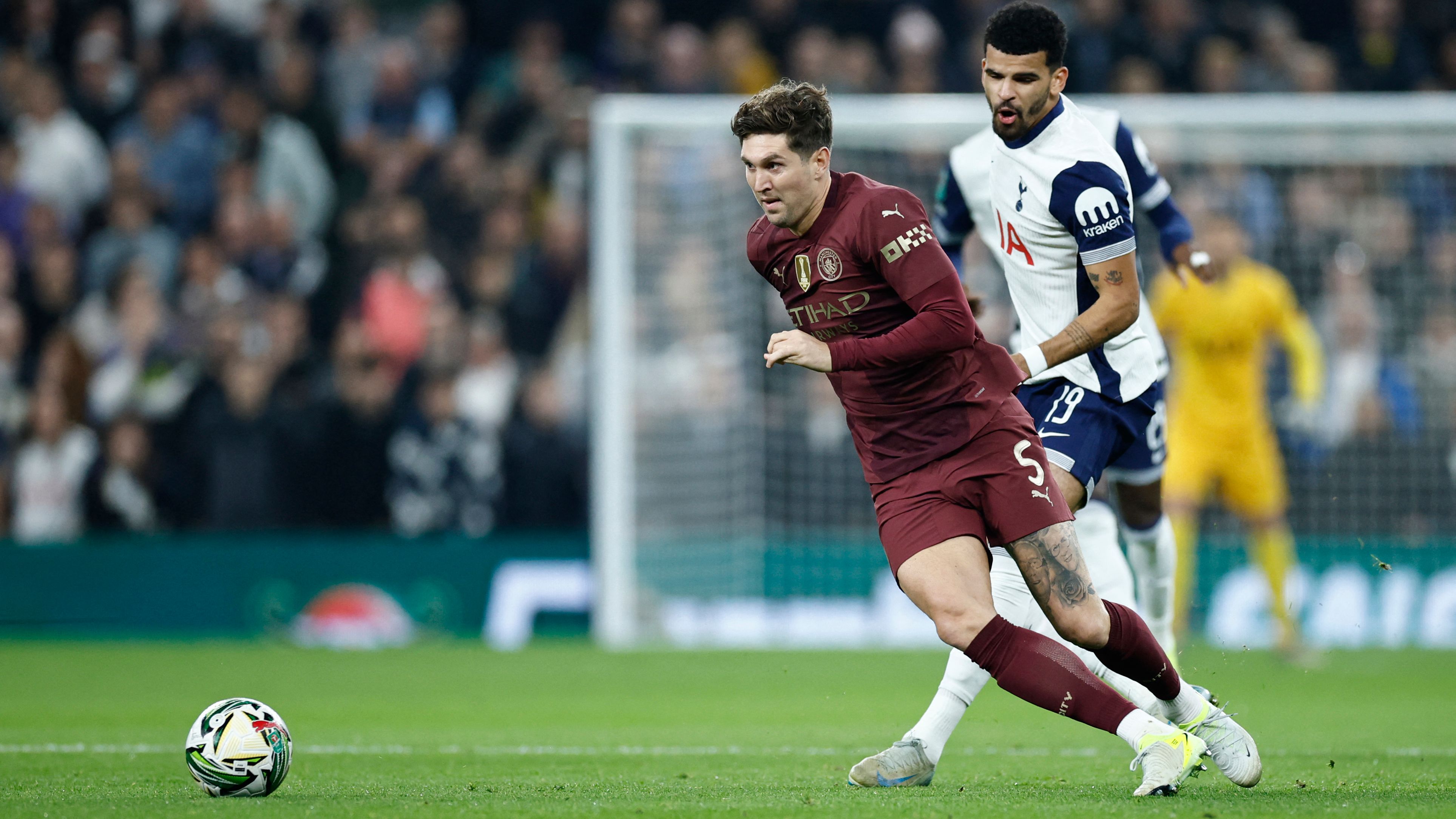 Man City player ratings vs Tottenham: Phil Foden falls flat yet again as  Savinho injury leaves Pep Guardiola counting cost of early Carabao Cup exit  | Goal.com