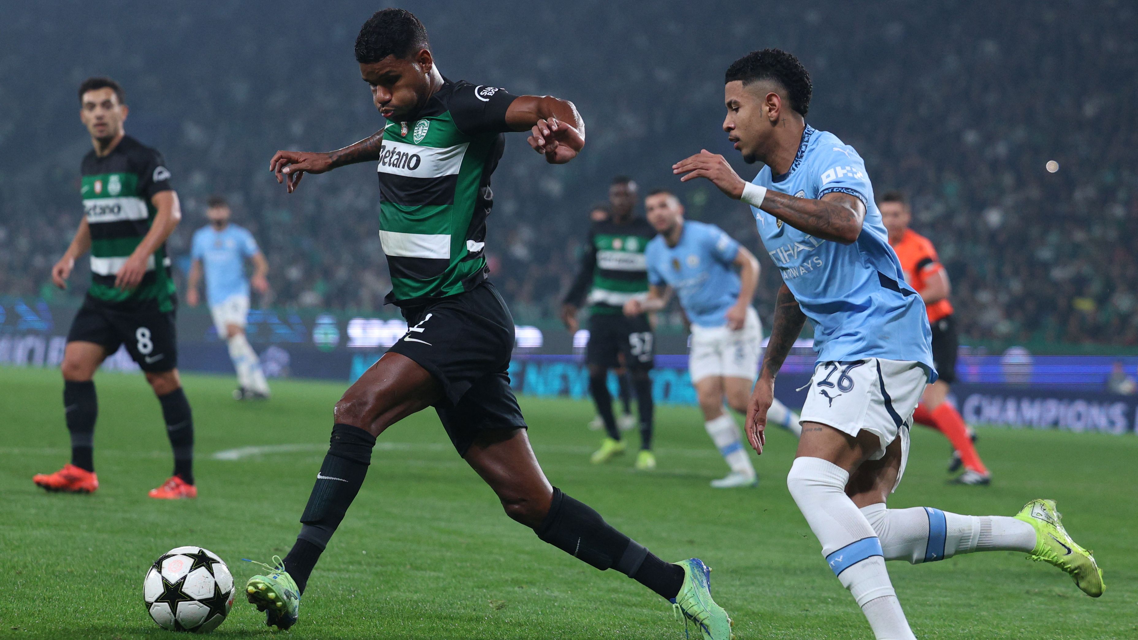 FBL-EUR-C1-SPORTING-MANCHESTER CITY