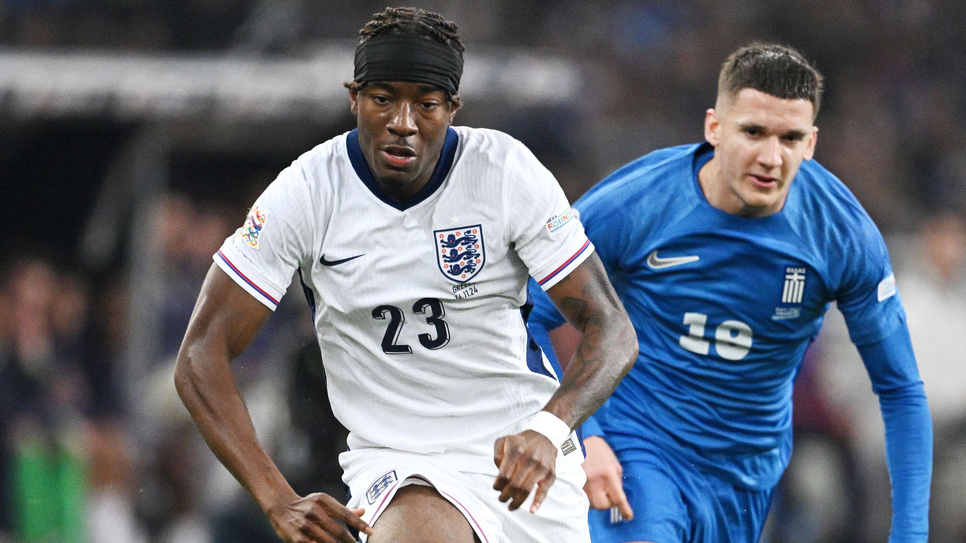 Greece v England - UEFA Nations League 2024/25 League B Group B2