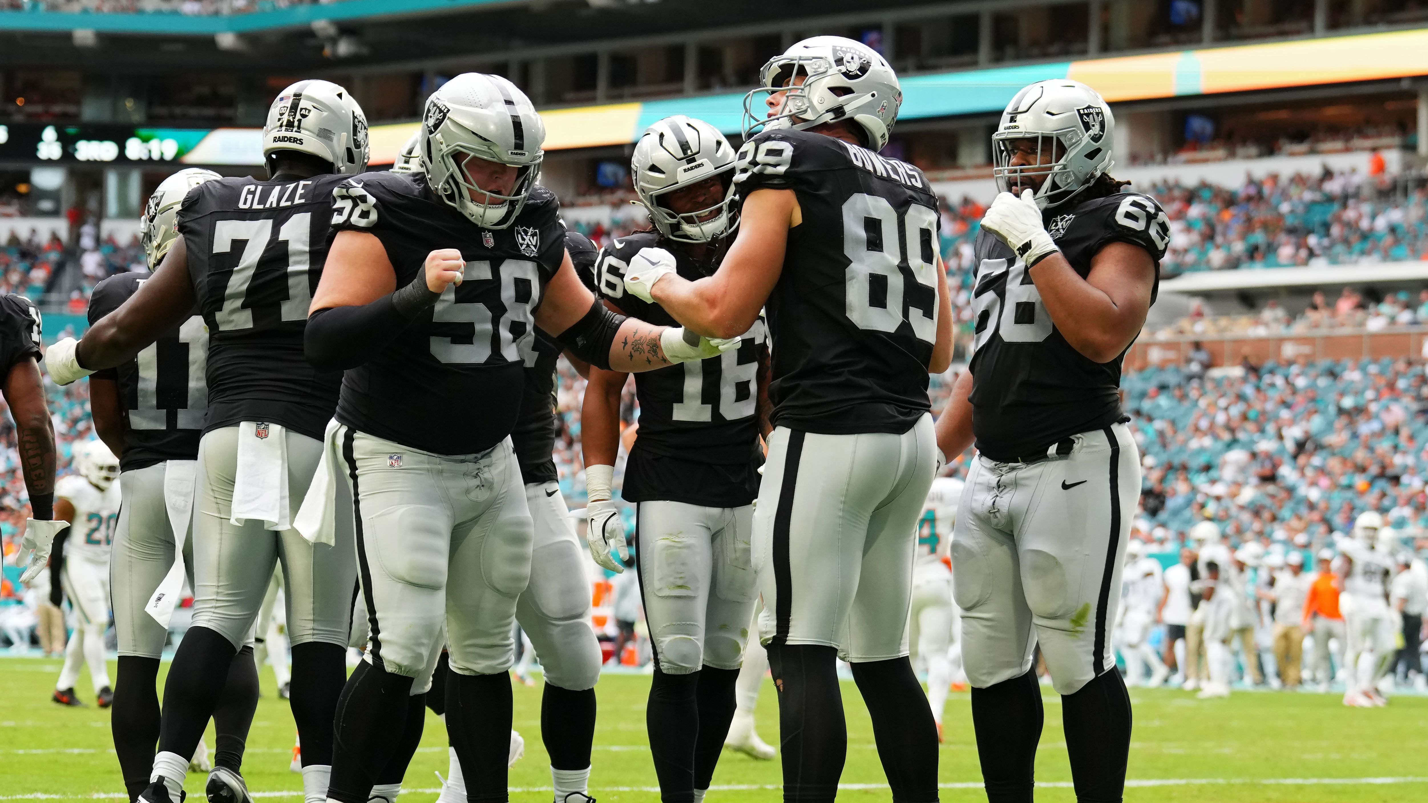 Las Vegas Raiders v Miami Dolphins