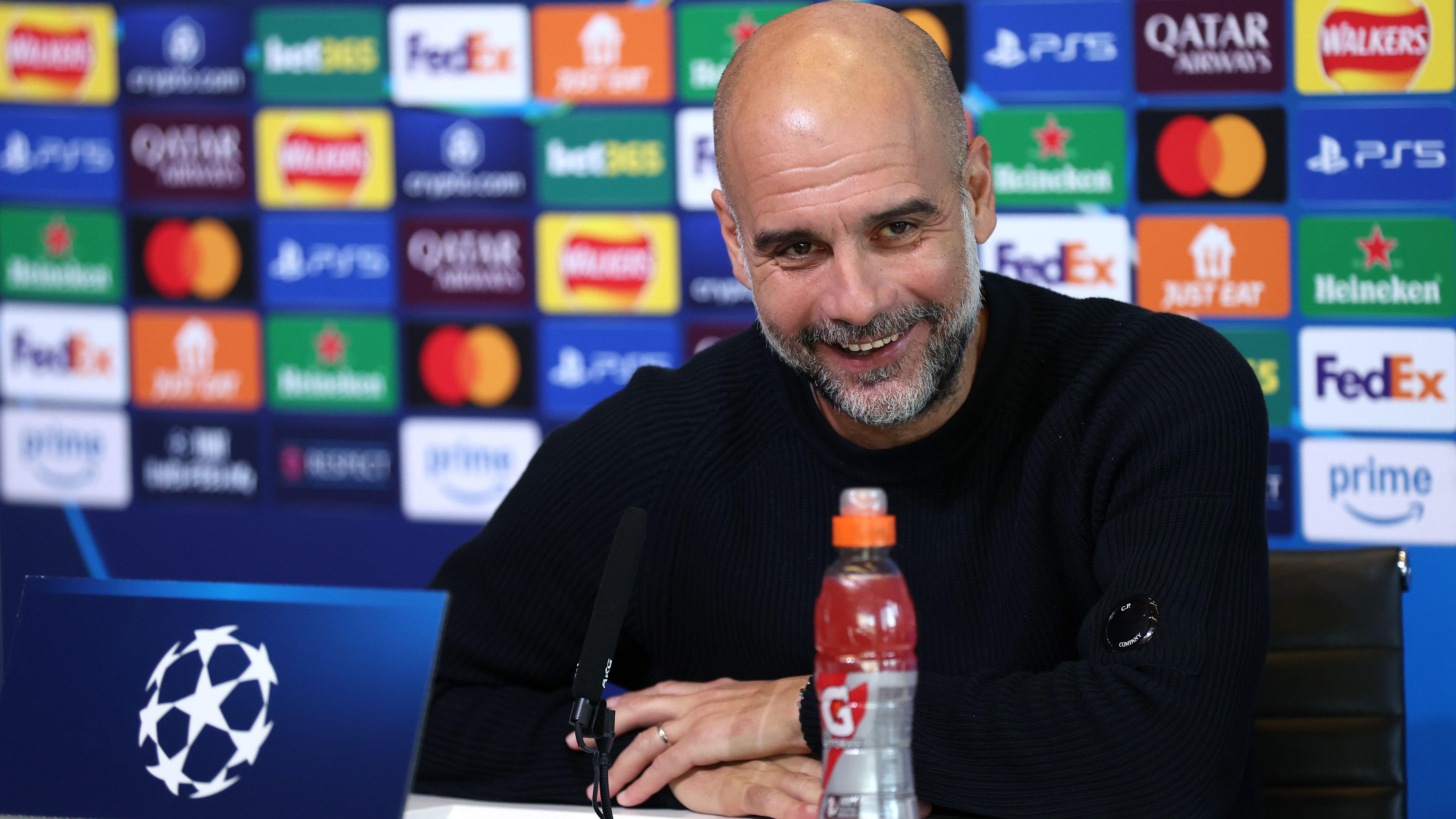 Manchester City Training Session And Press Conference - UEFA Champions League 2024/25 League Phase MD5