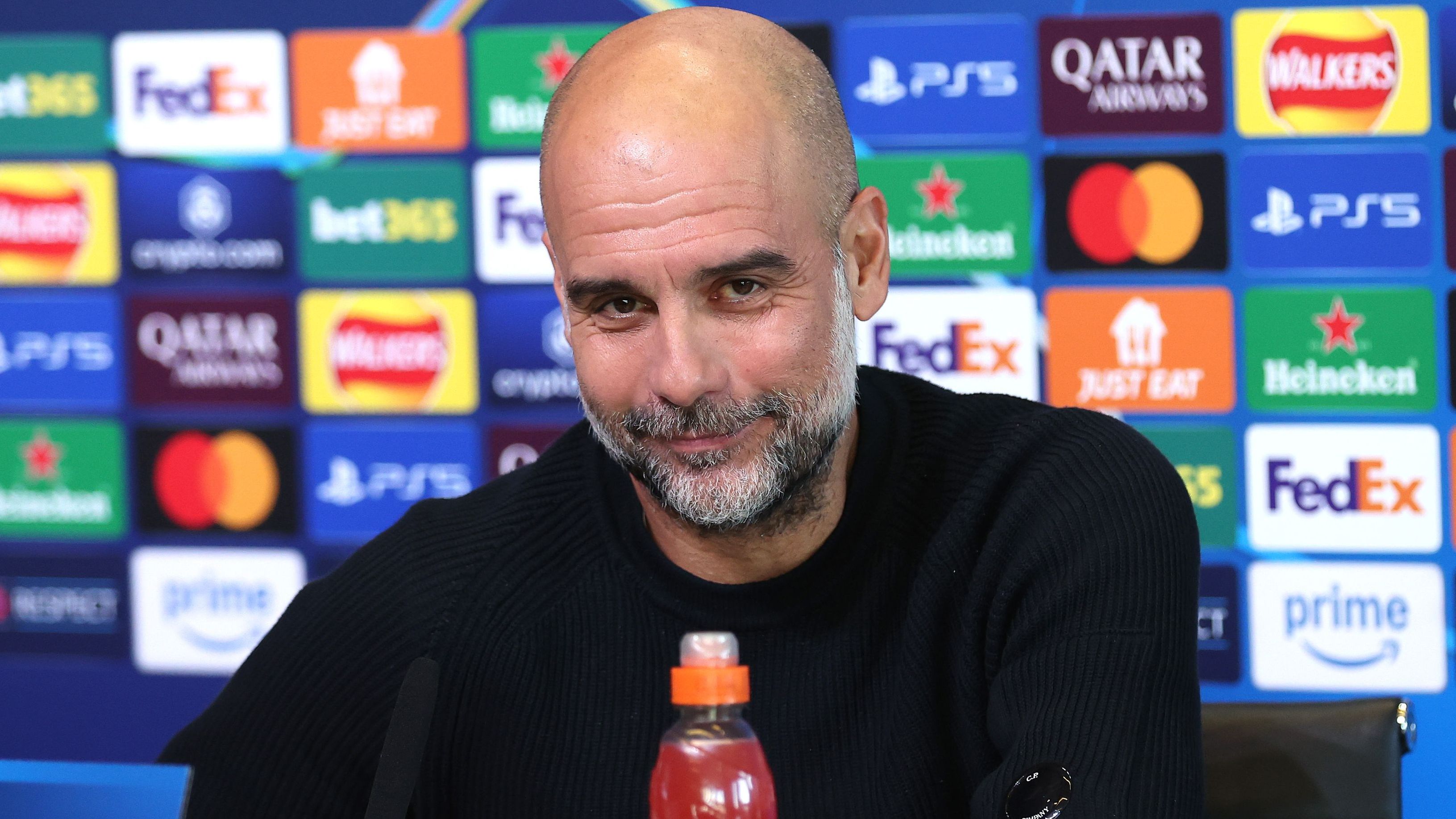 Manchester City Training Session And Press Conference - UEFA Champions League 2024/25 League Phase MD5