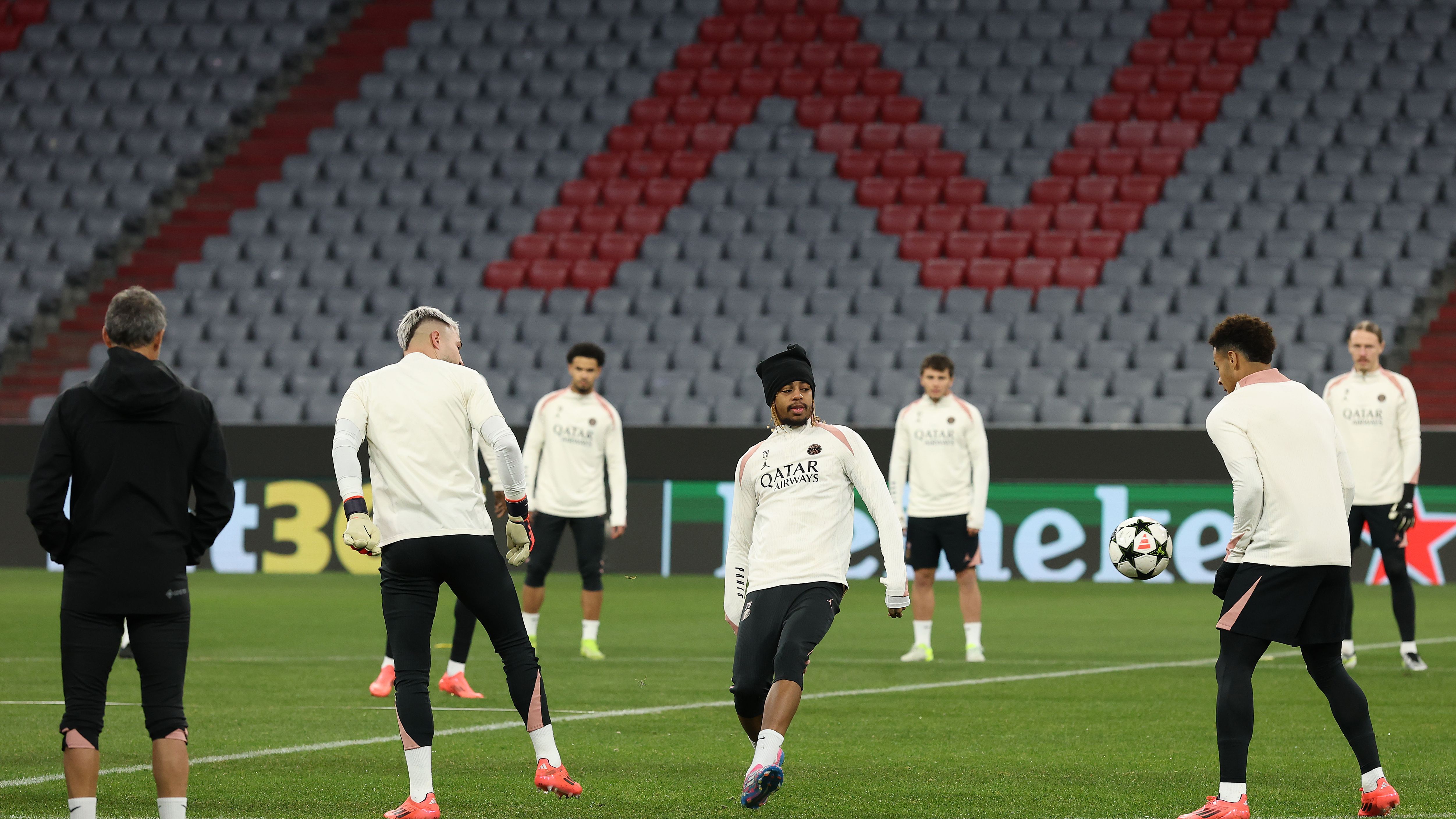 Paris Saint-Germain Training Session And Press Conference - UEFA Champions League 2024/25 League Phase MD5