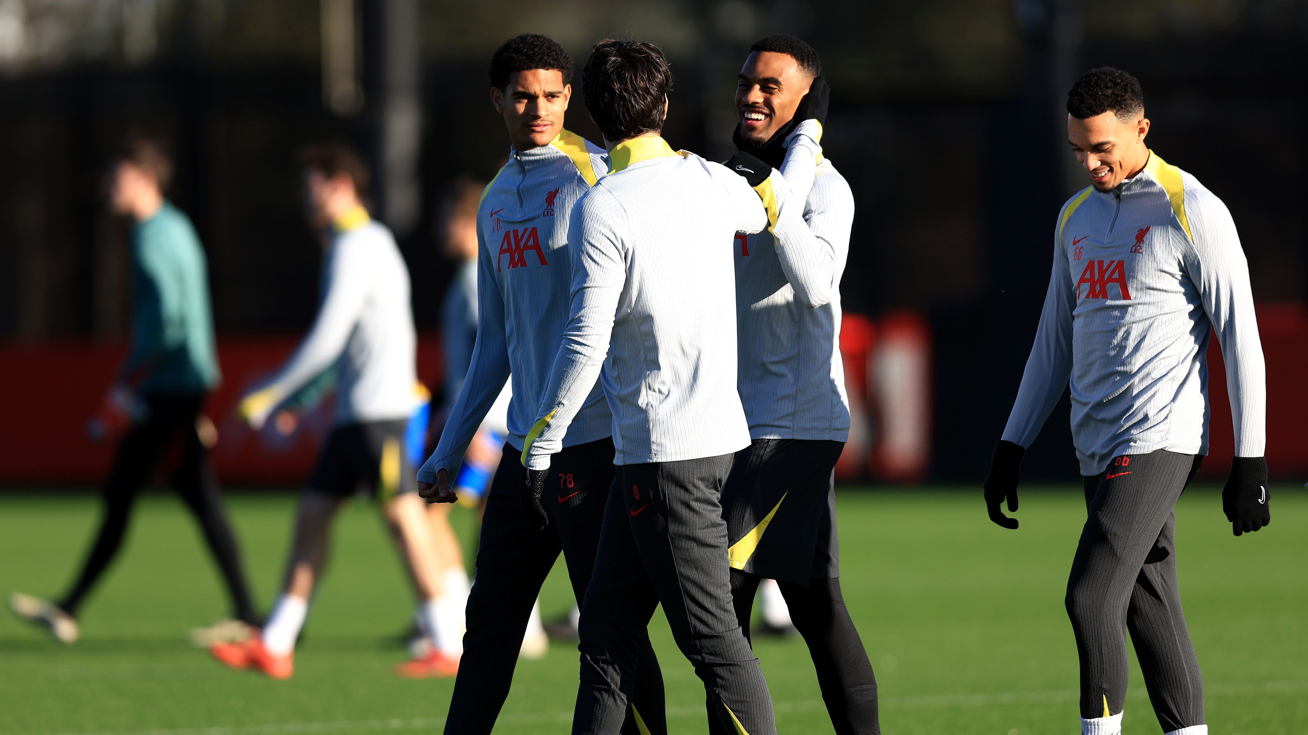 Liverpool FC Training Session And Press Conference - UEFA Champions League 2024/25 League Phase MD5