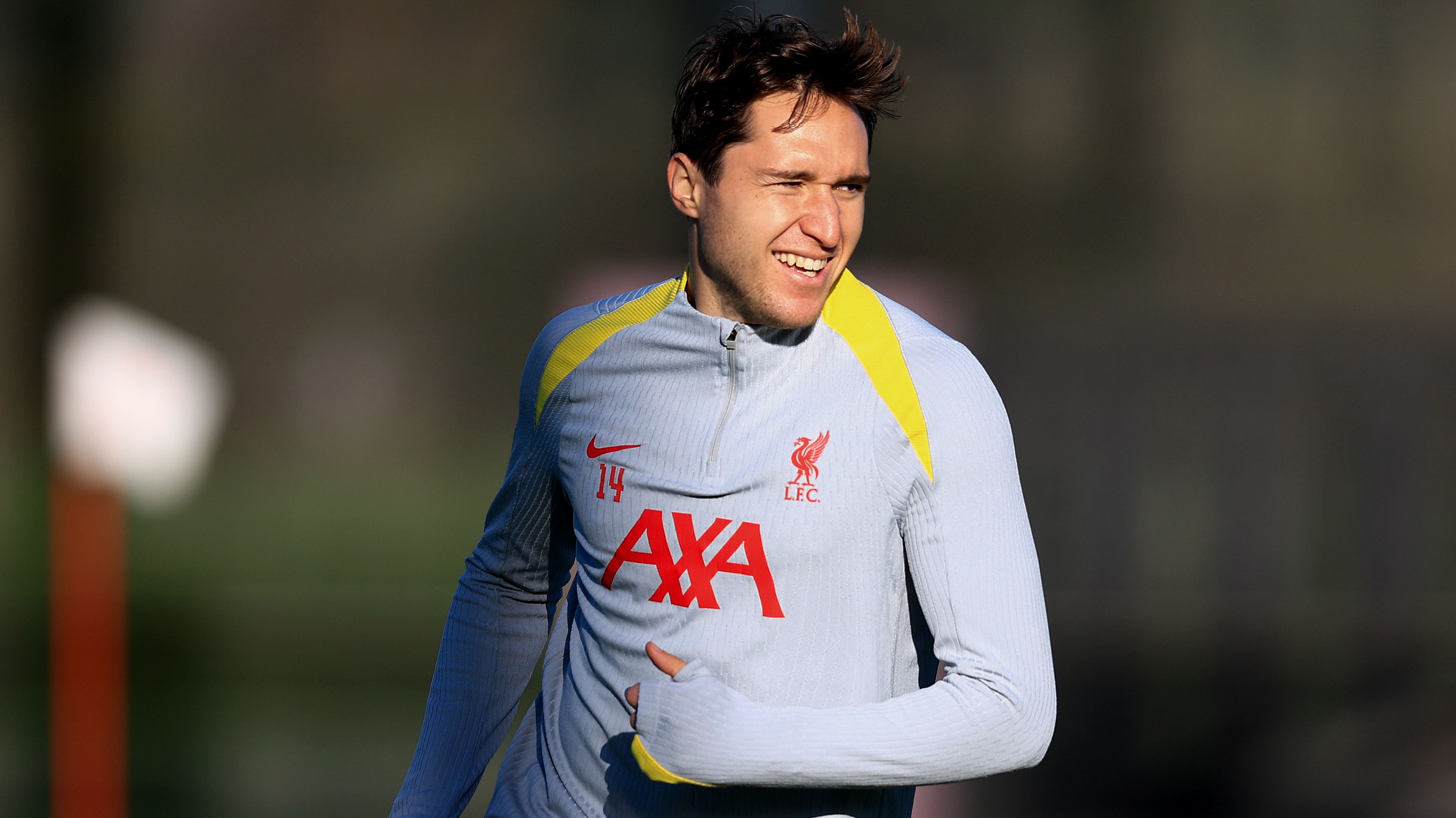 Liverpool FC Training Session And Press Conference - UEFA Champions League 2024/25 League Phase MD5