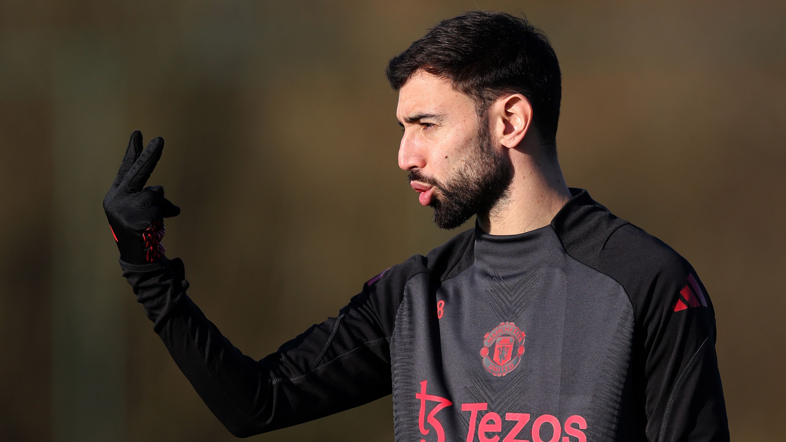 Manchester United Training Session And Press Conference - UEFA Europa League 2024/25 League Phase MD5