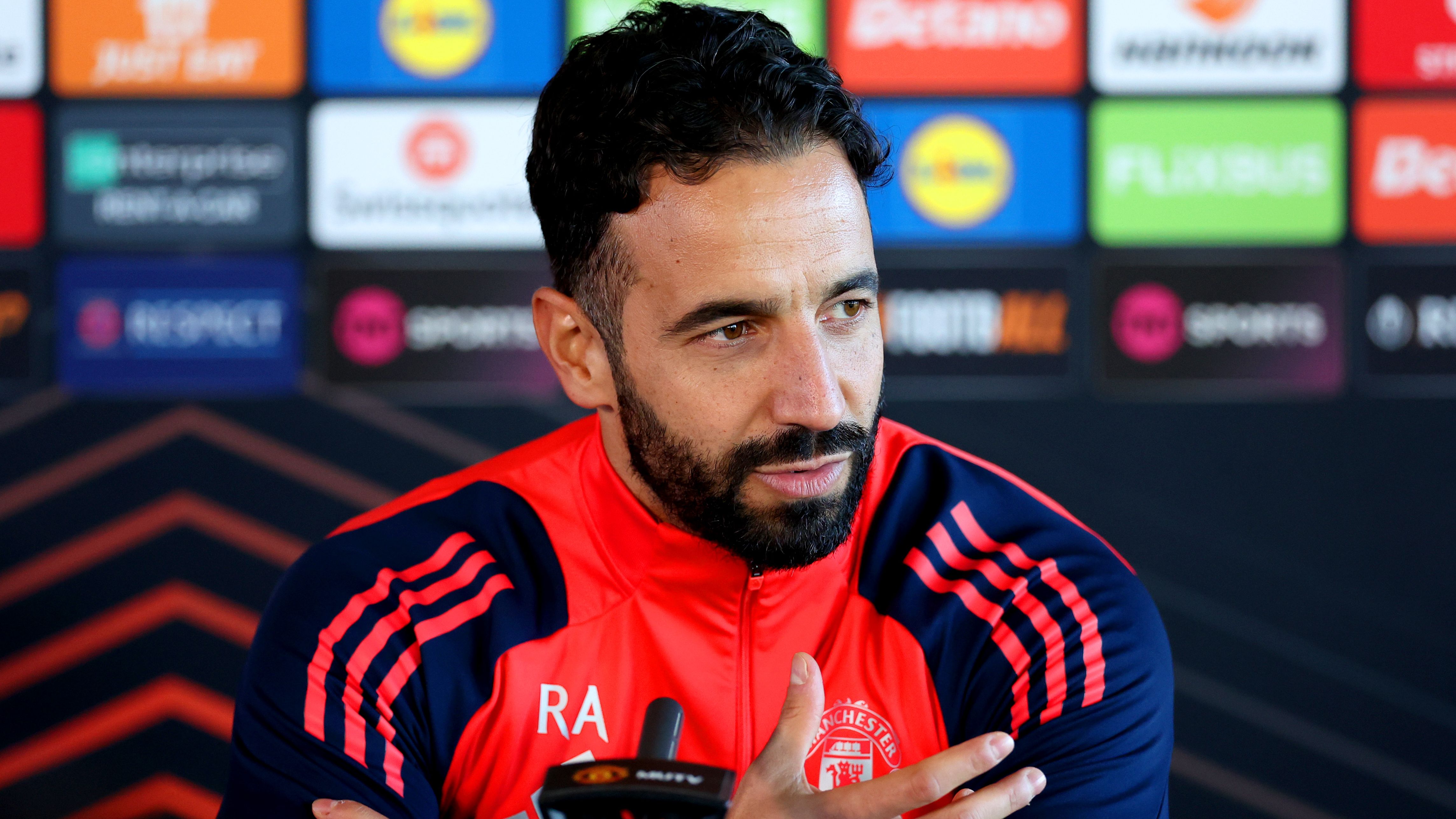 Manchester United Training Session And Press Conference - UEFA Europa League 2024/25 League Phase MD5