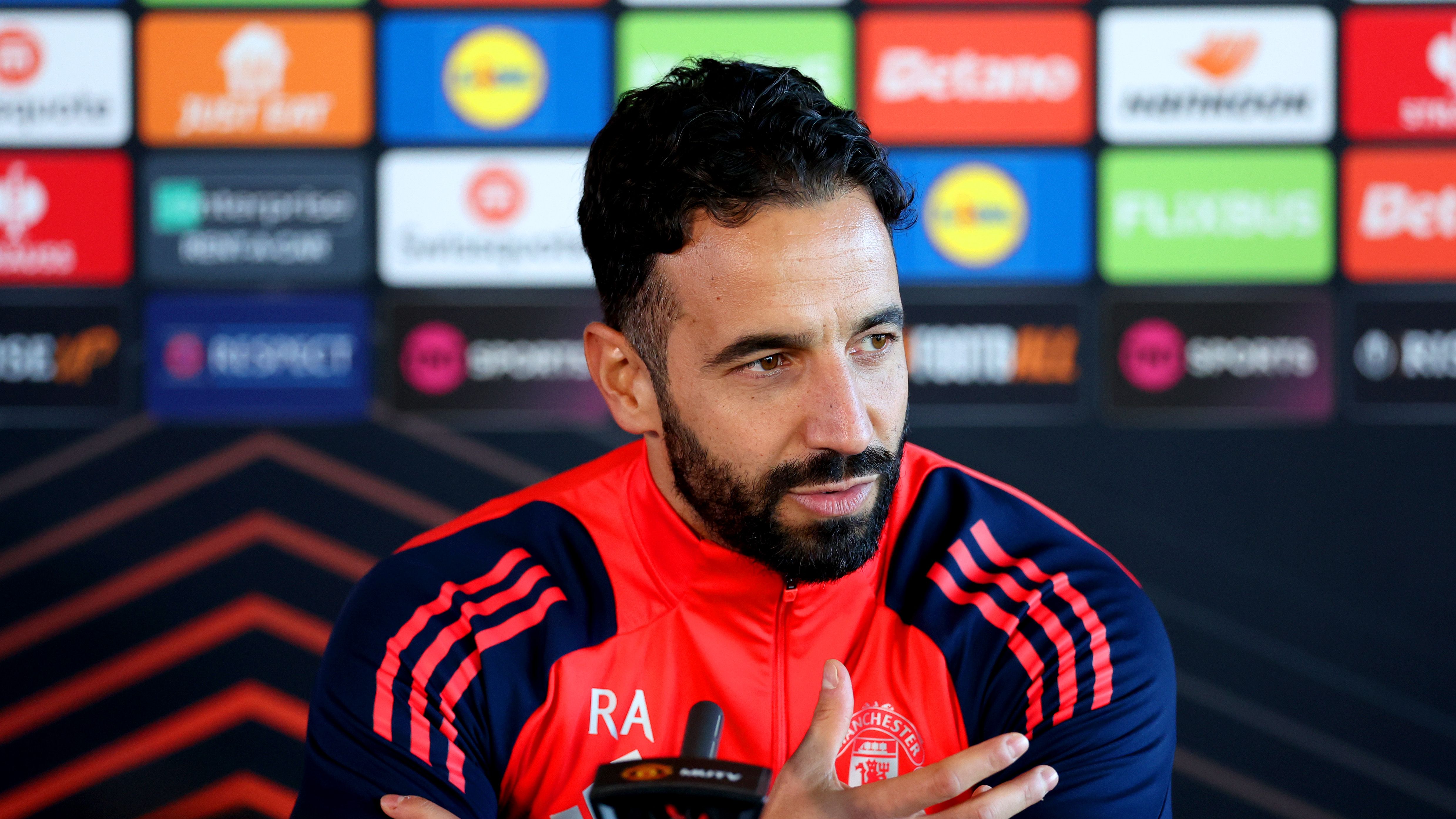 Manchester United Training Session And Press Conference - UEFA Europa League 2024/25 League Phase MD5