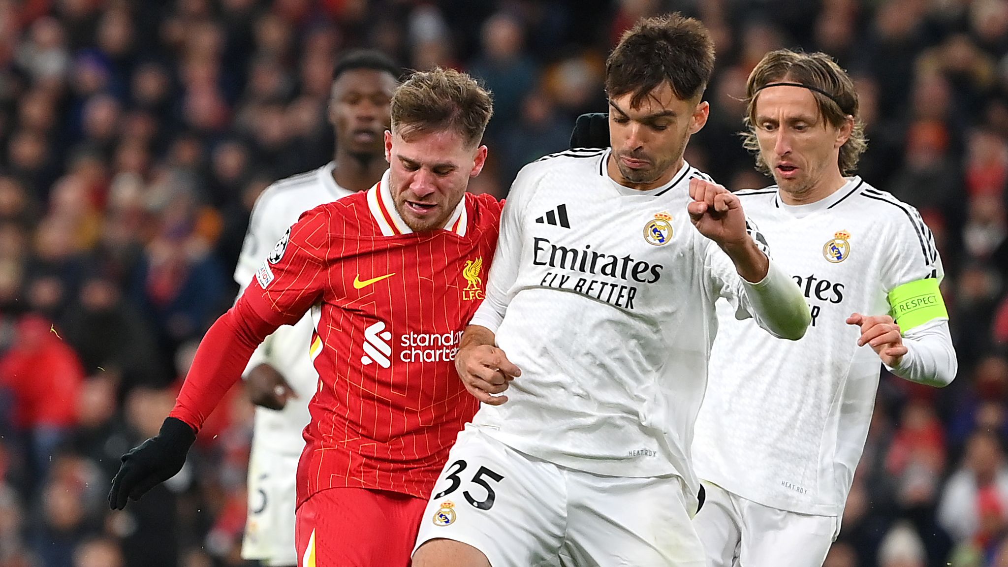 Liverpool FC v Real Madrid C.F. - UEFA Champions League 2024/25 League Phase MD5