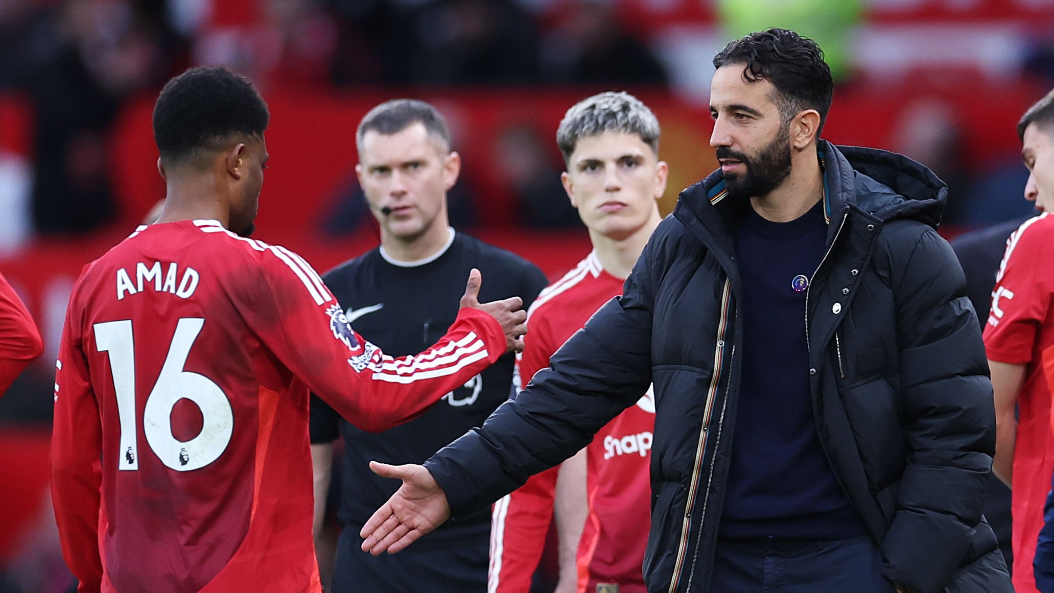 Has to improve' - Ruben Amorim praises Amad Diallo but sends clear message to Man Utd winger after starring role in Everton win | Goal.com