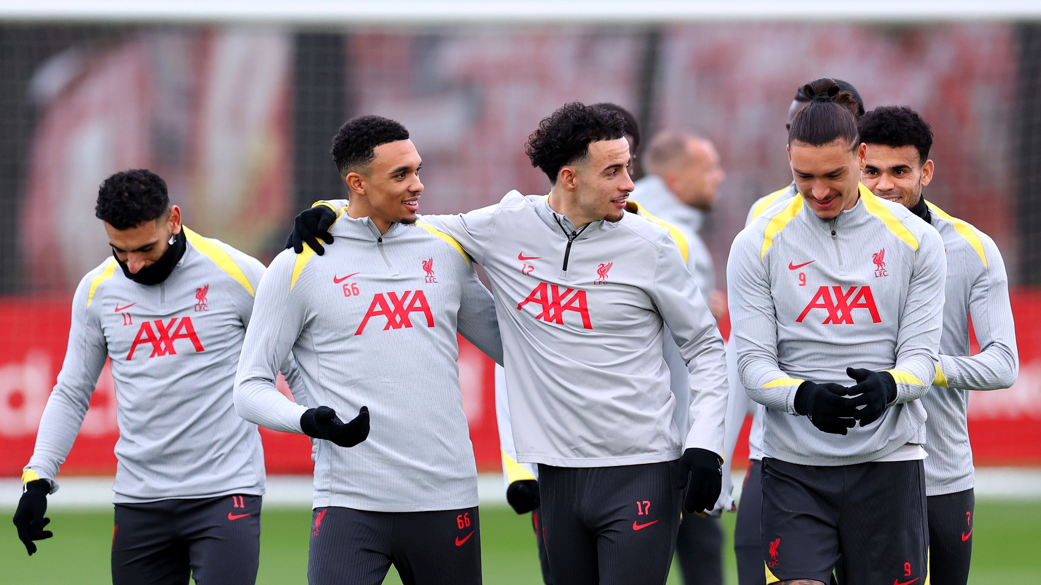 Liverpool FC Training Session And Press Conference - UEFA Champions League 2024/25 League Phase MD6