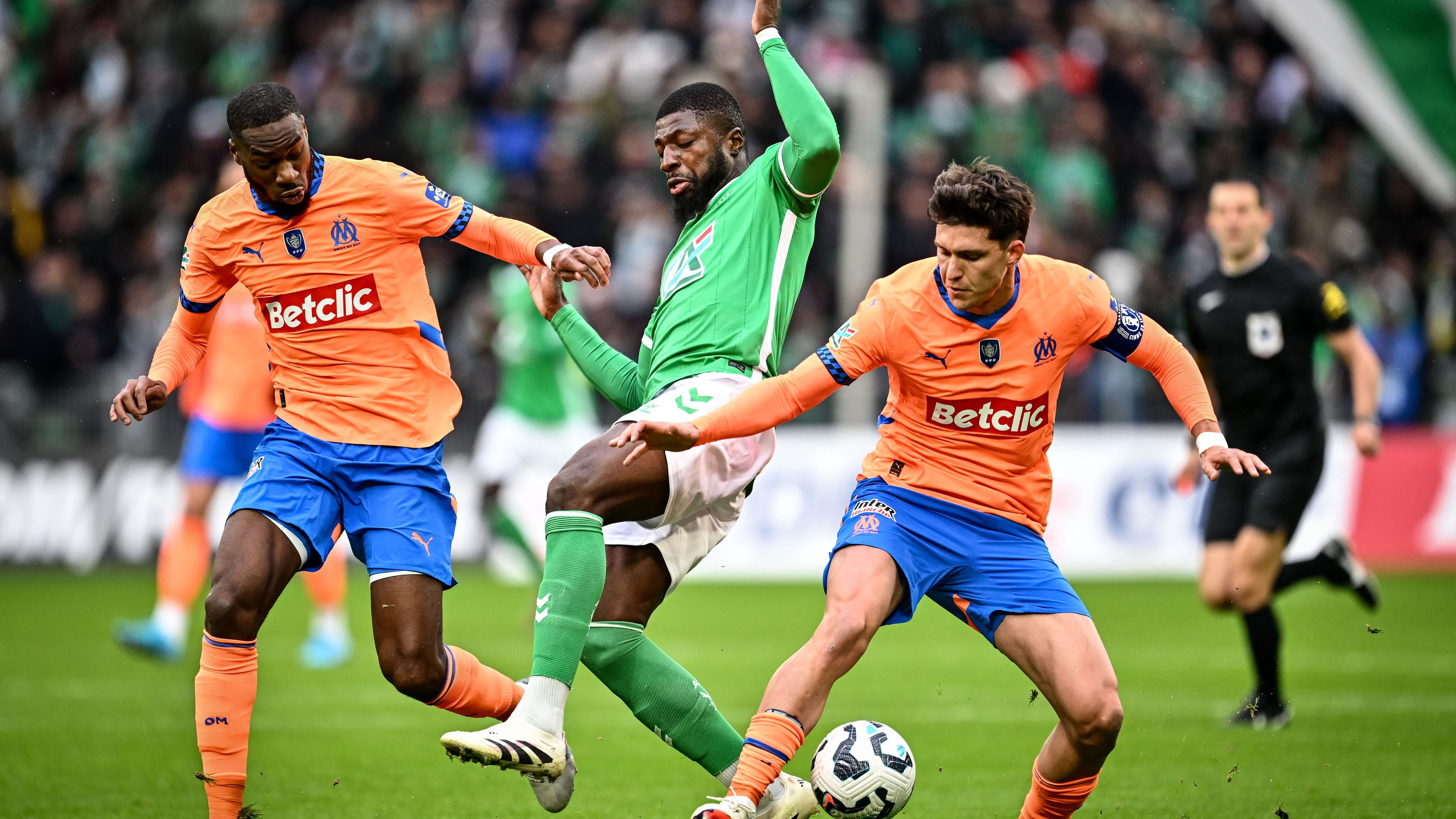 FBL-FRA-CUP-SAINT ETIENNE-MARSEILLE