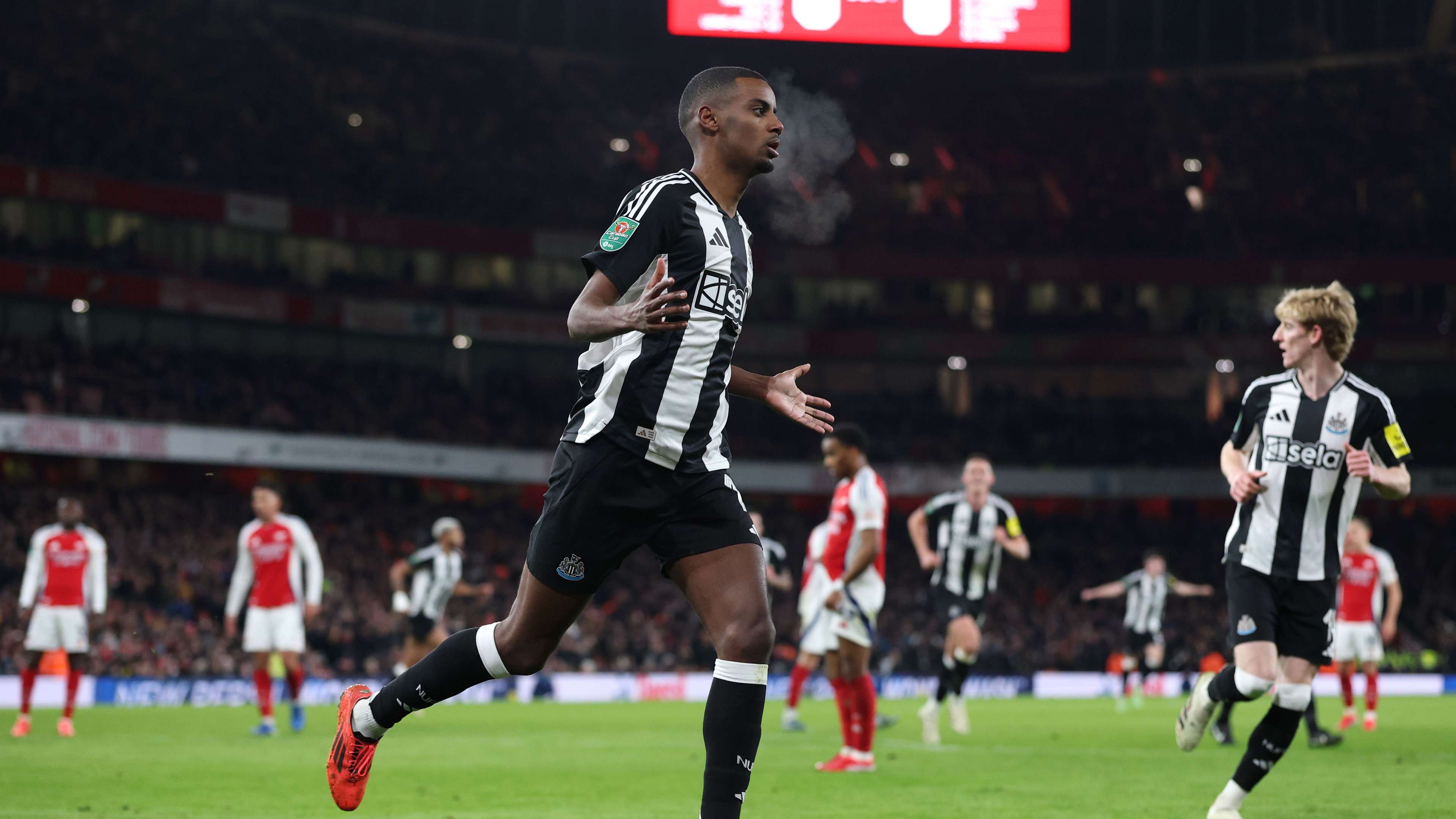 Arsenal v Newcastle United - Carabao Cup Semi Final First Leg