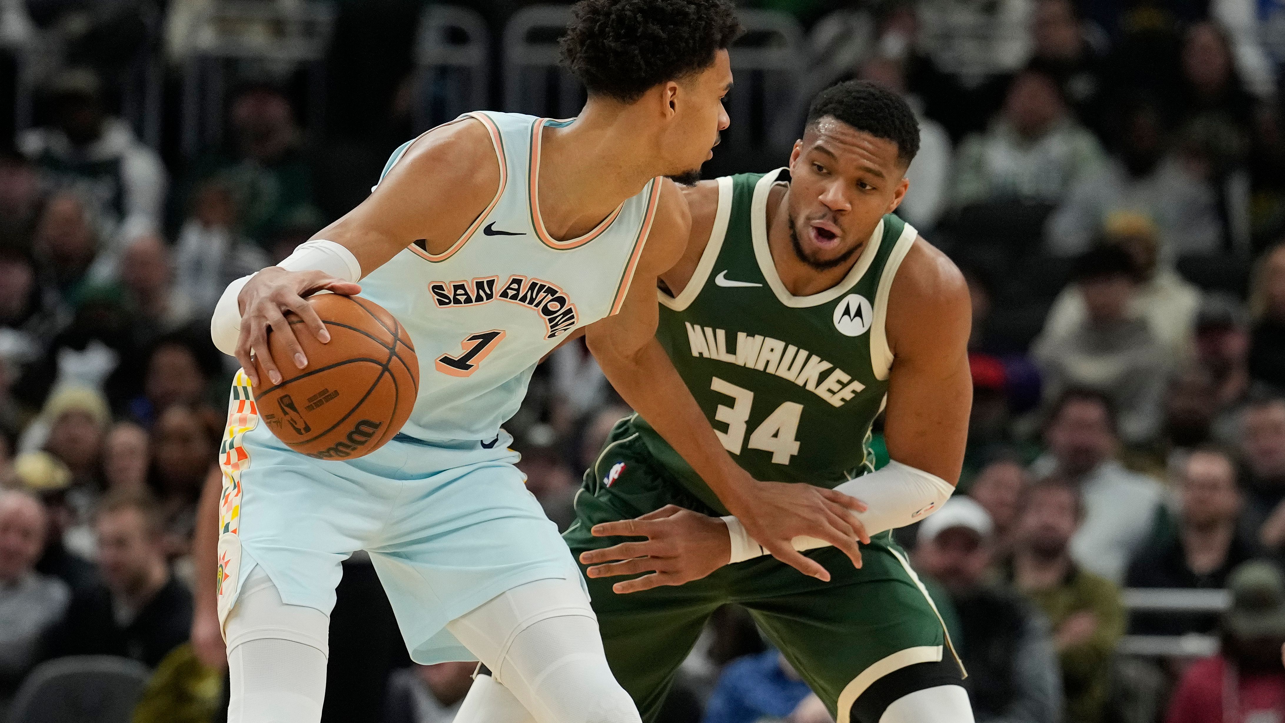 San Antonio Spurs v Milwaukee Bucks