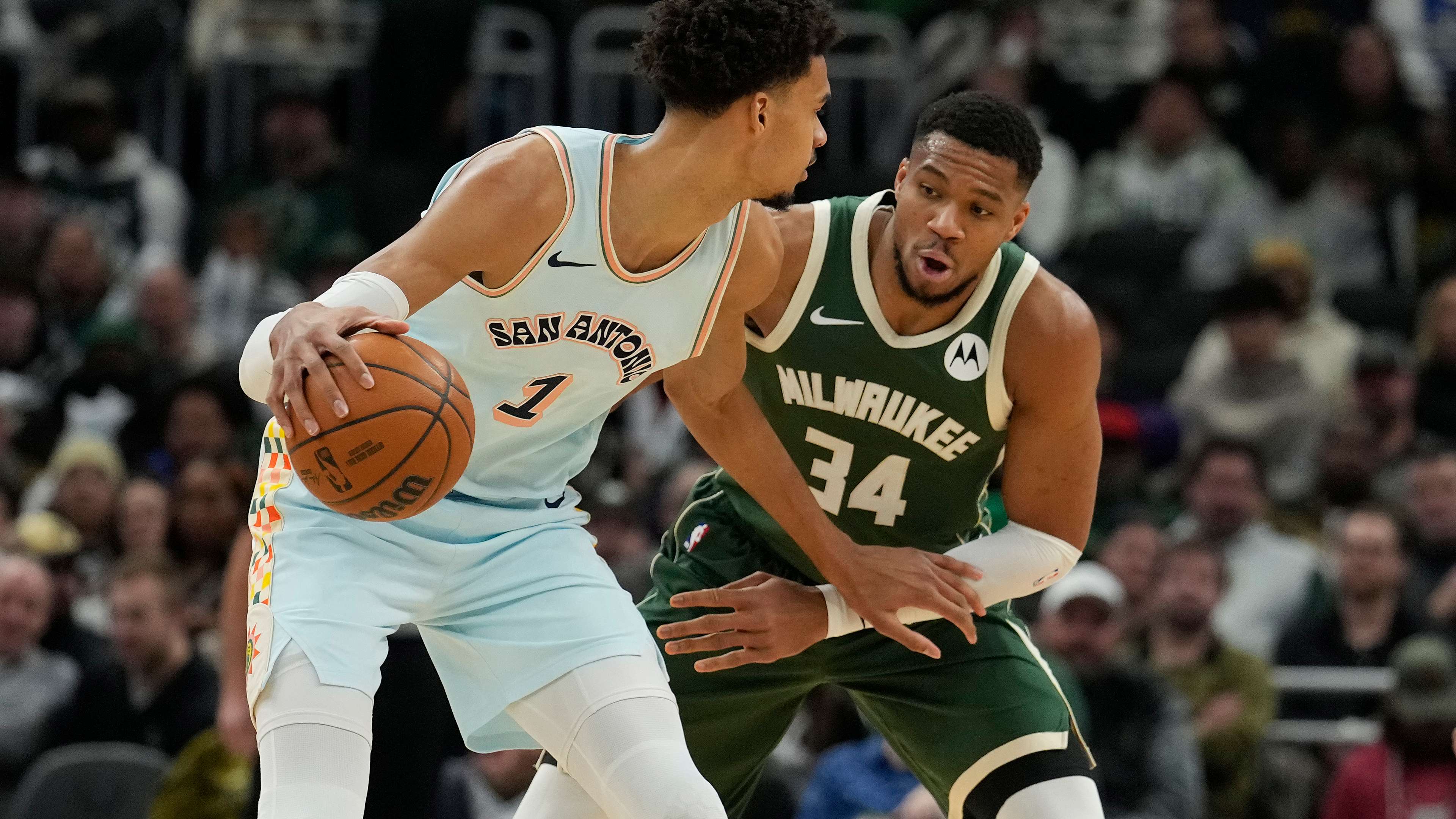 San Antonio Spurs v Milwaukee Bucks