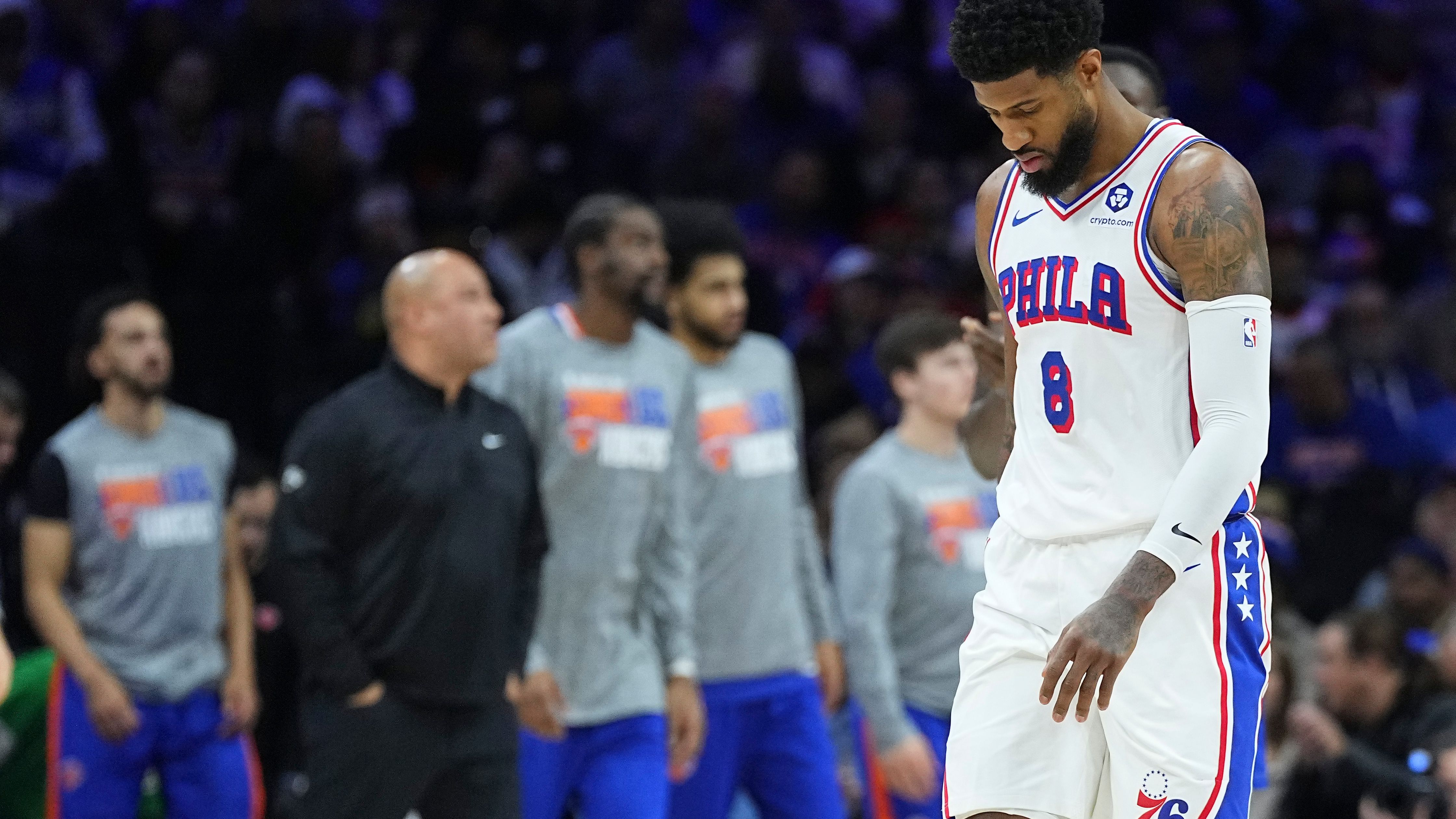 New York Knicks v Philadelphia 76ers