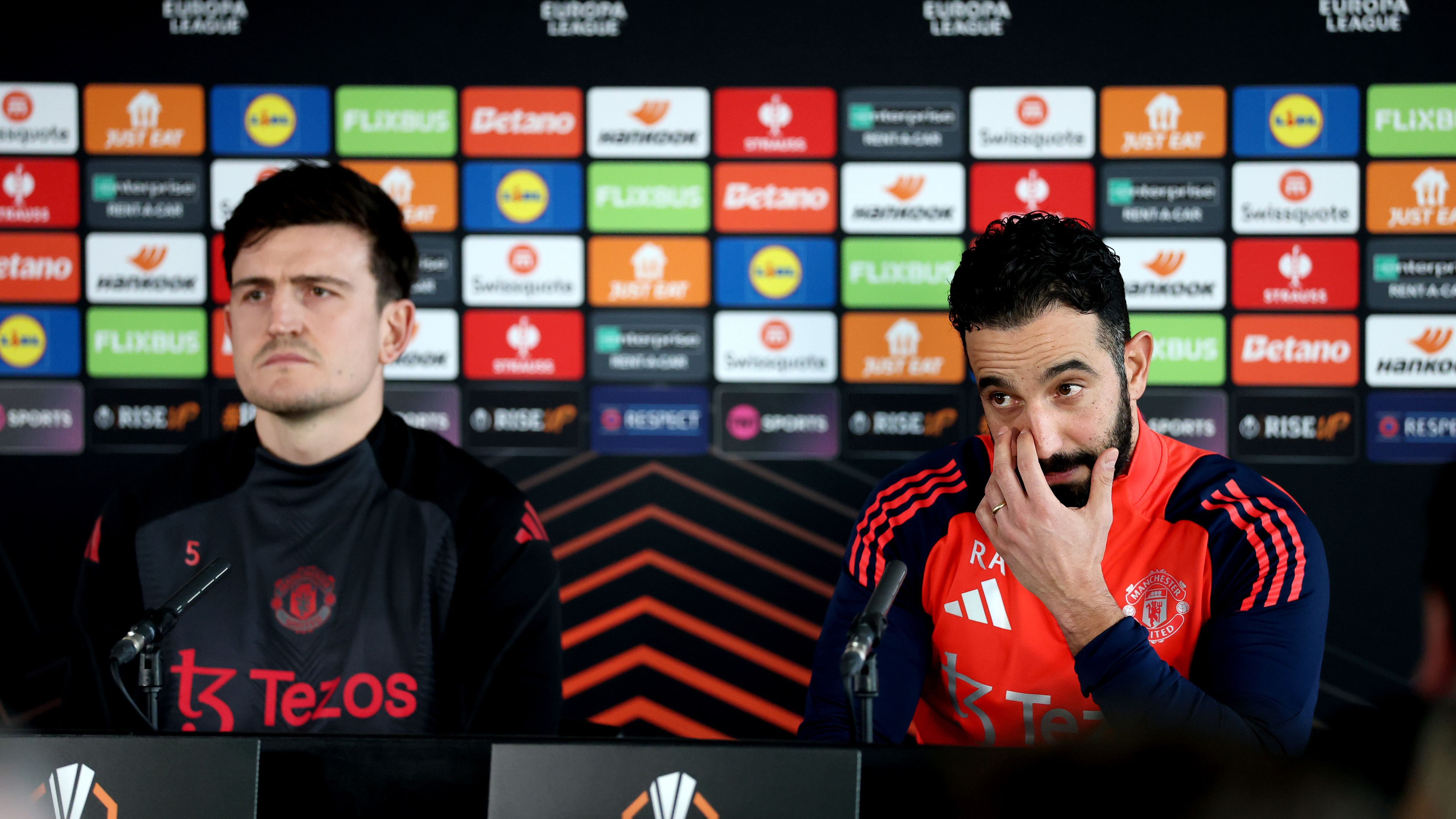 Manchester United Training Session And Press Conference - UEFA Europa League 2024/25 League Phase MD7