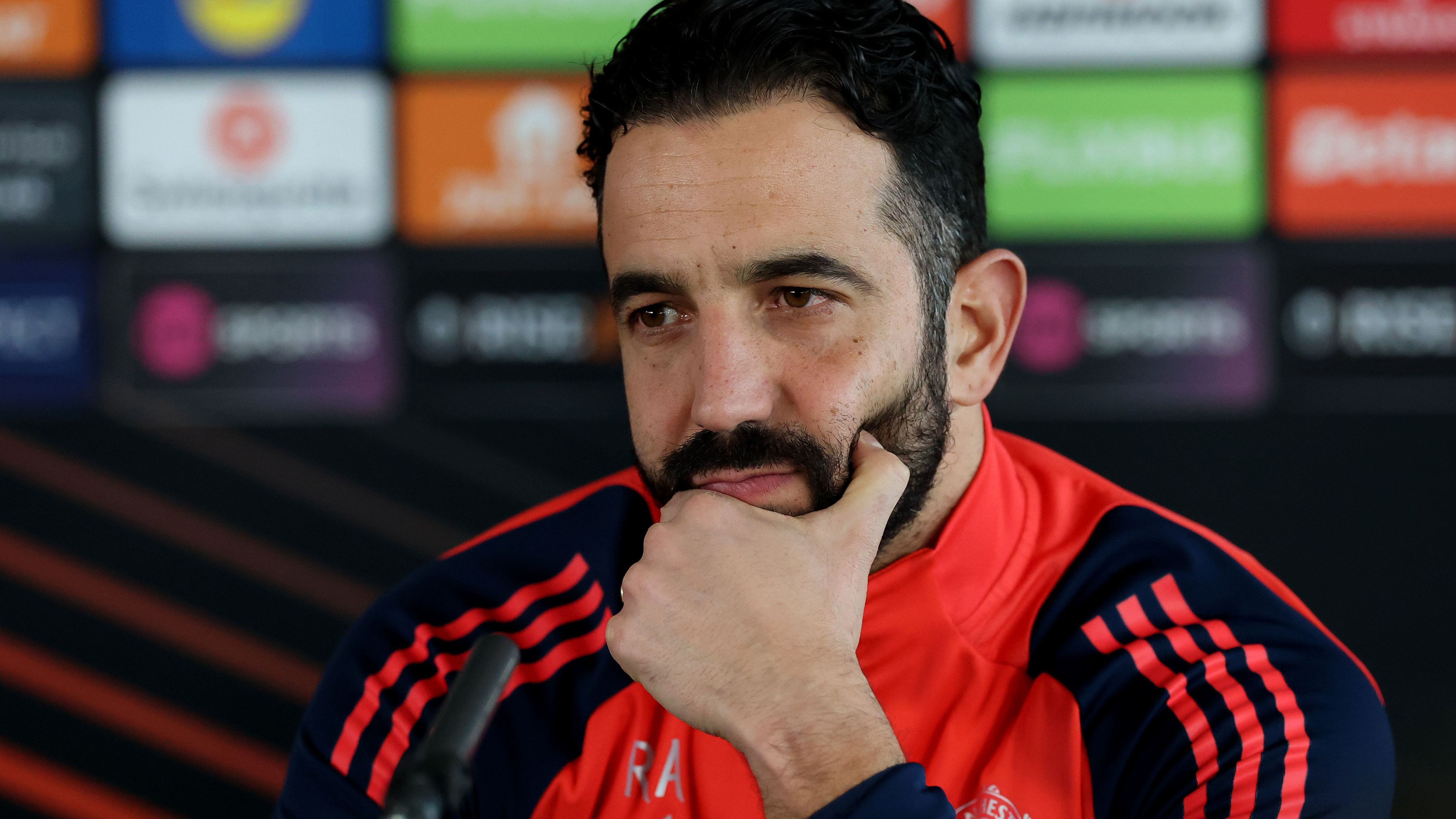 Manchester United Training Session And Press Conference - UEFA Europa League 2024/25 League Phase MD7