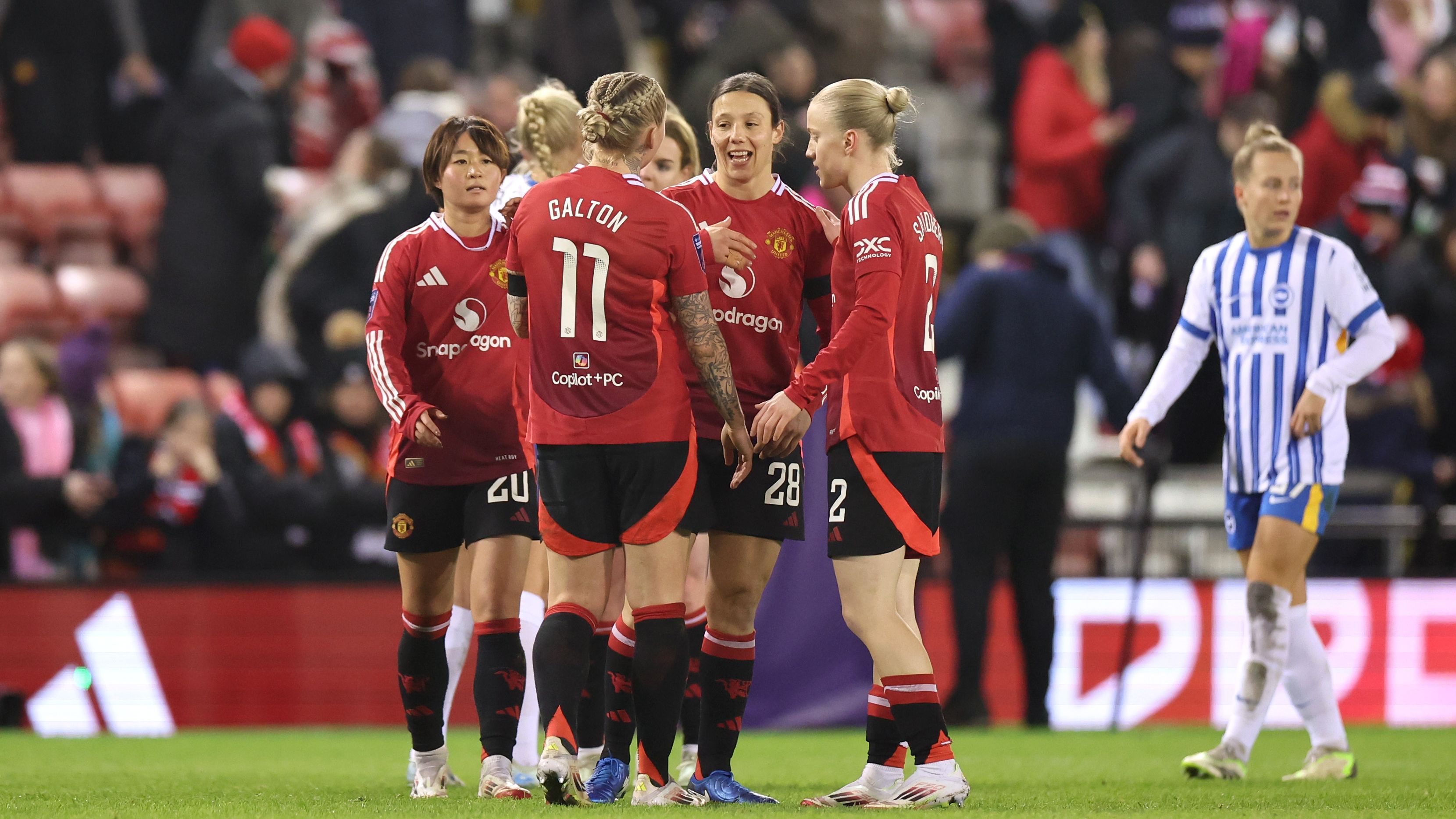 Manchester United FC v Brighton & Hove Albion FC - Barclays Women's Super League
